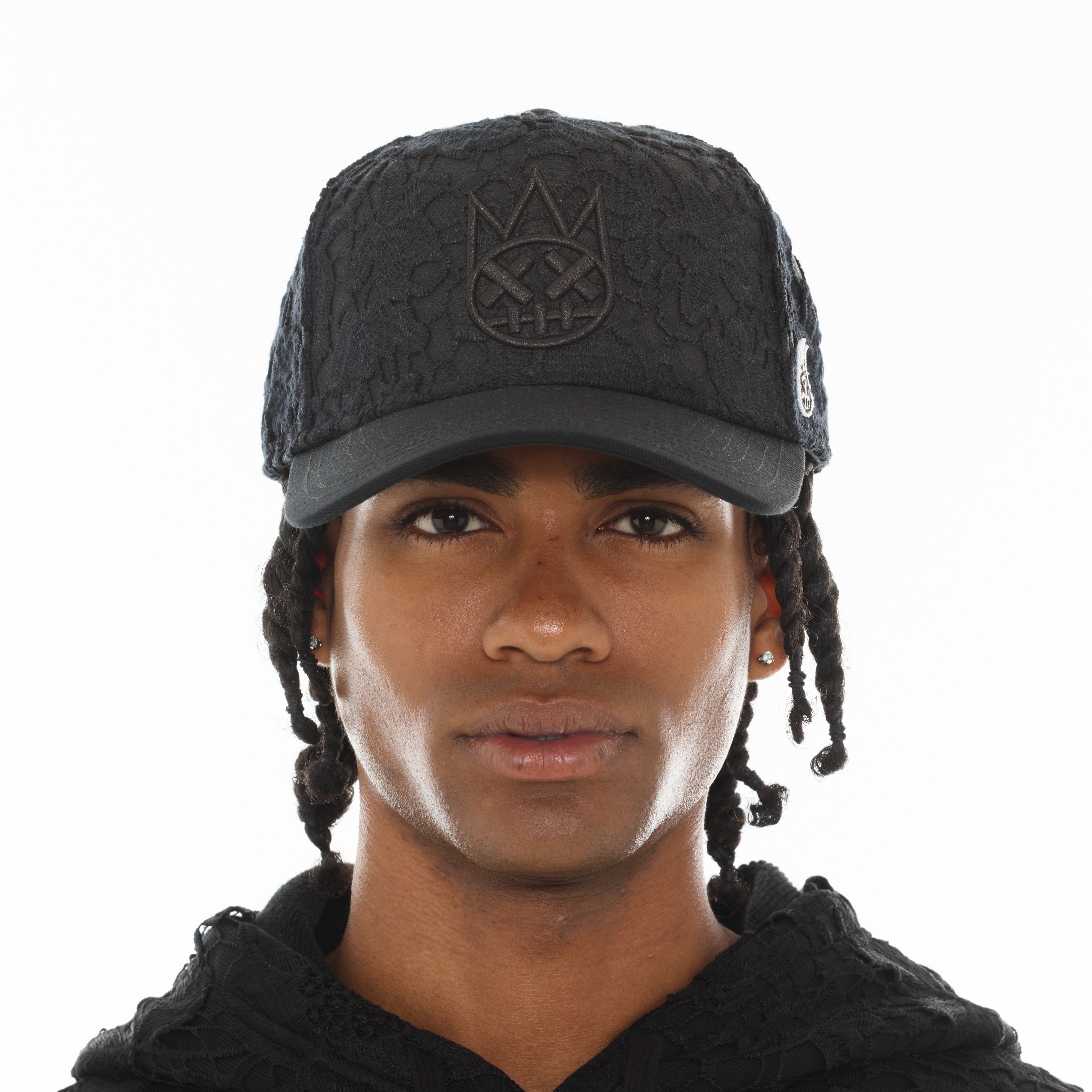 Cult's A Frame Trucker Hat "Lace" In Black