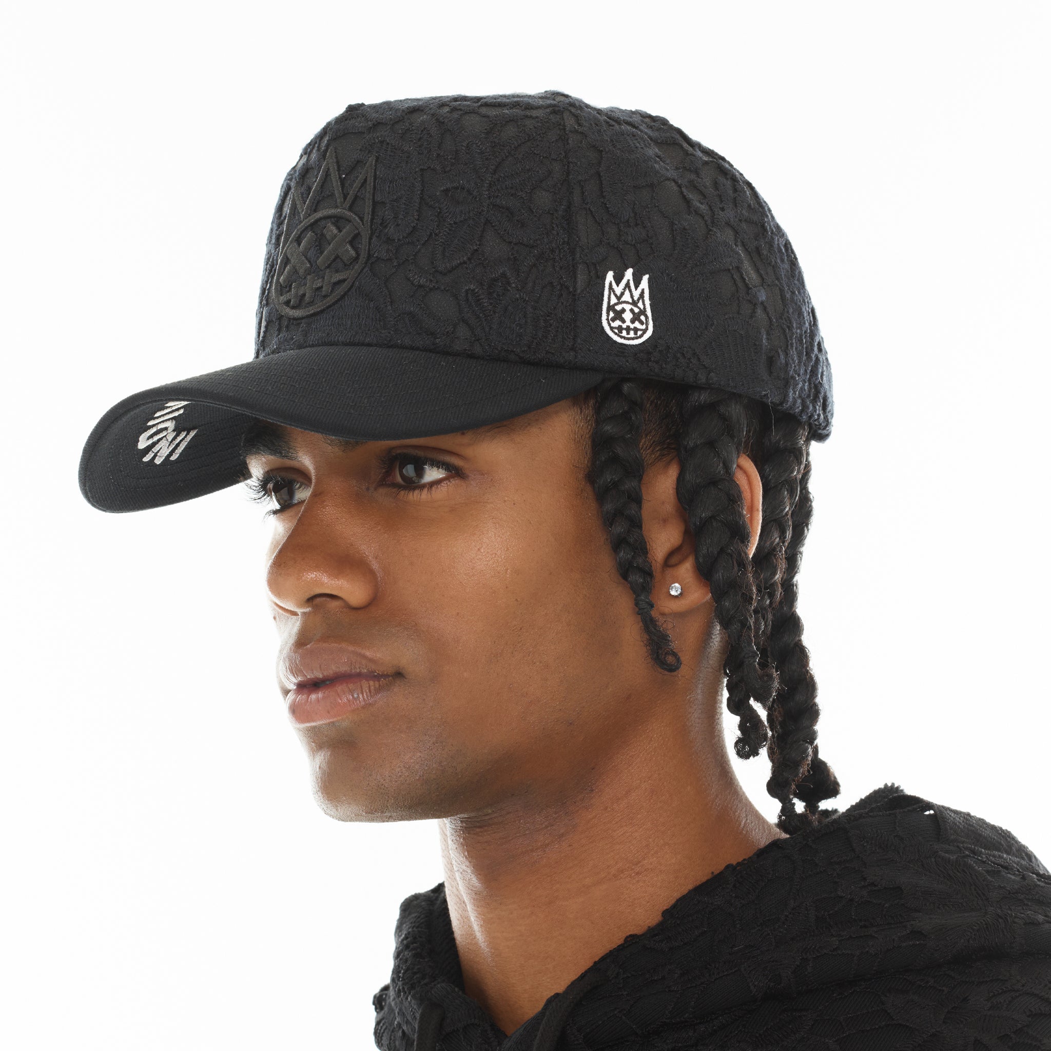 Cult's A Frame Trucker Hat "Lace" In Black