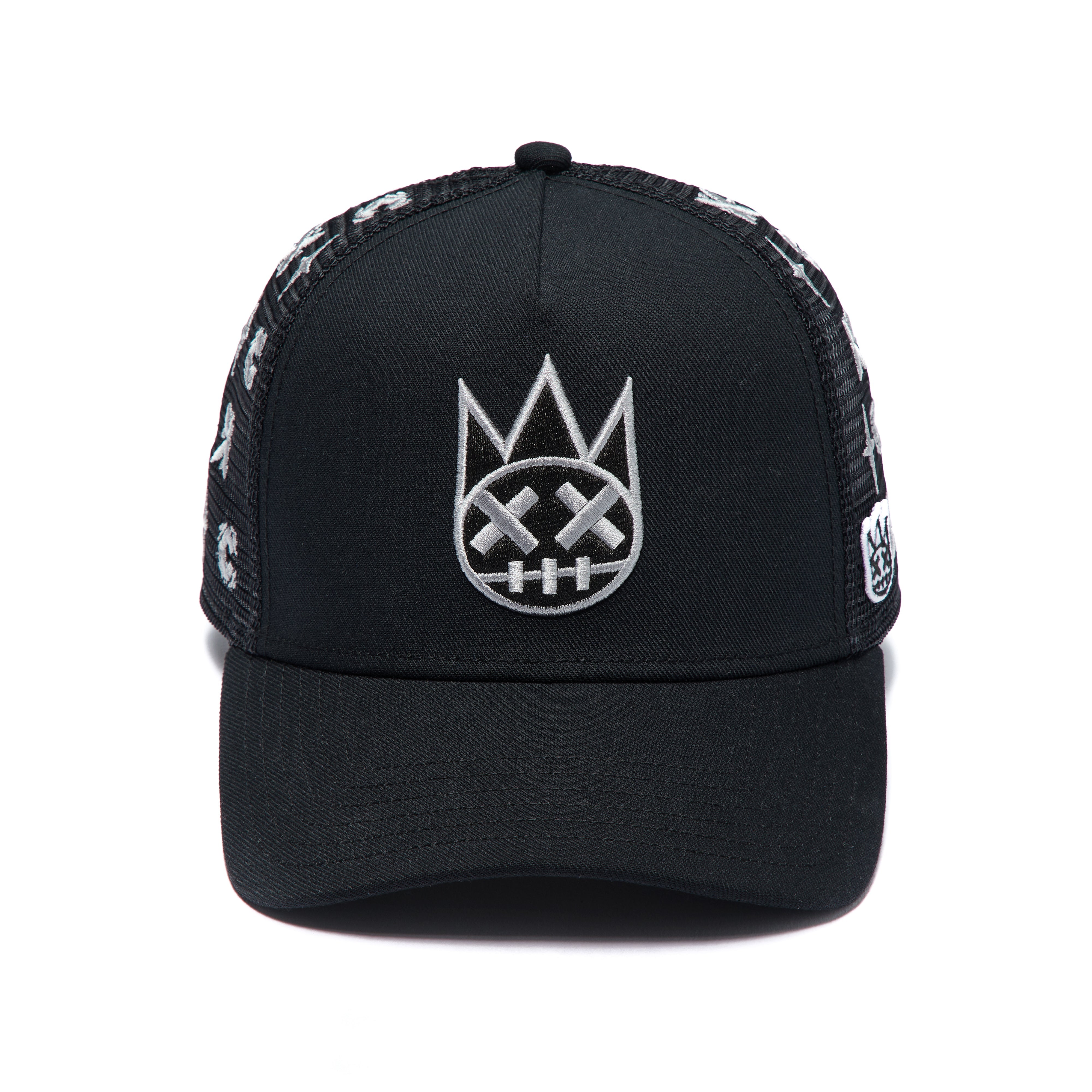 Cult's Repeat Pattern Monochromatic Hat In Black