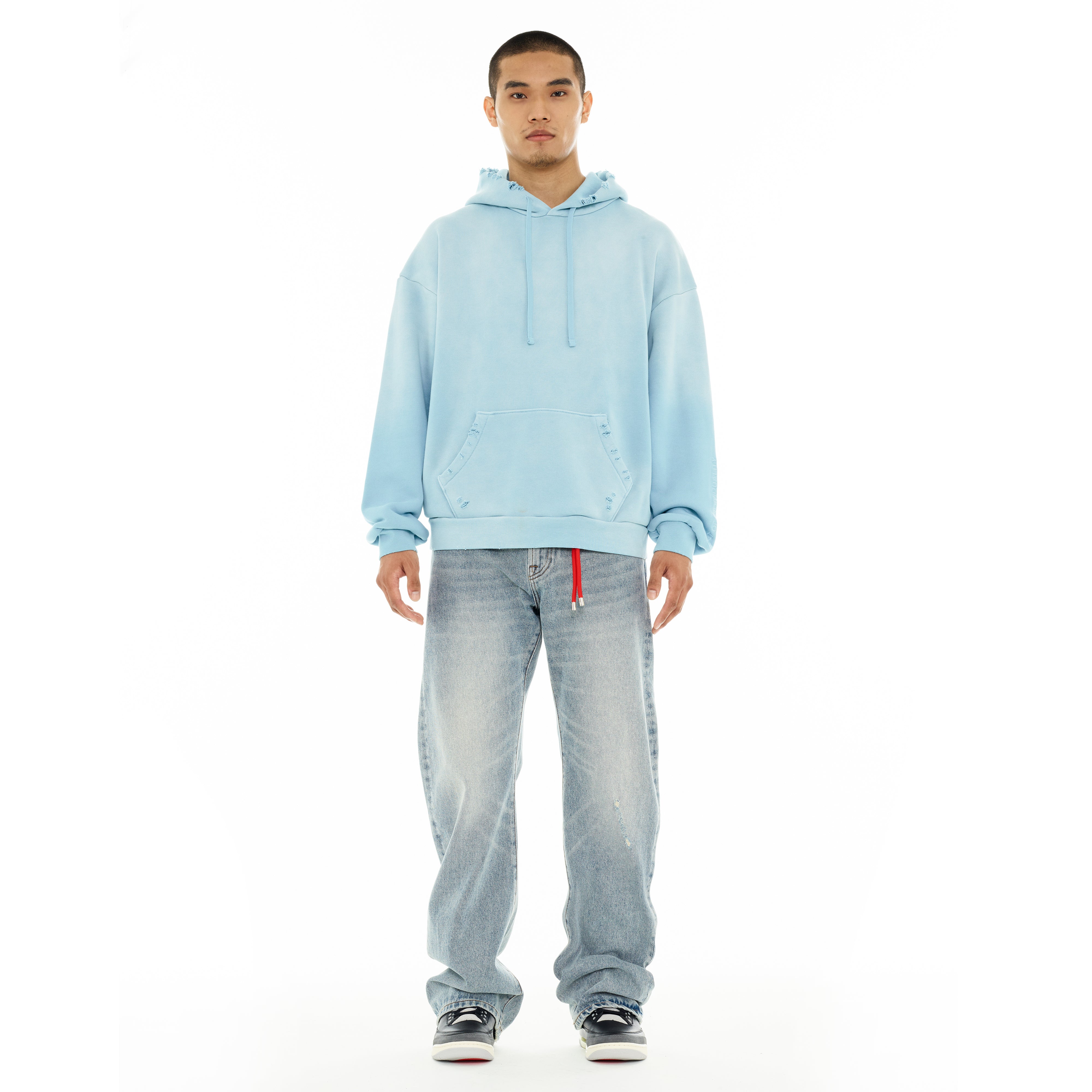 Cult's Pullover Sweatshirt "Core" 620 Grams In Blue Glow