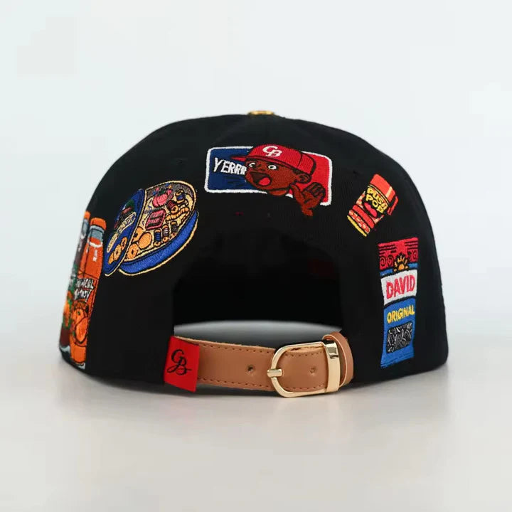 Tropical Fantasy Strapback - Black