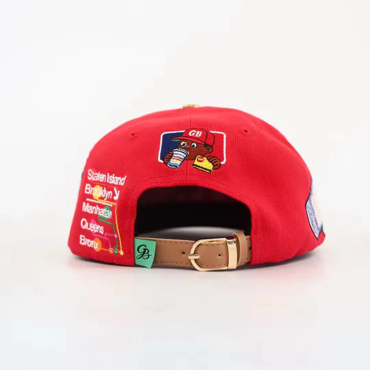 Bacon Egg and Cheese Strap Back - Red