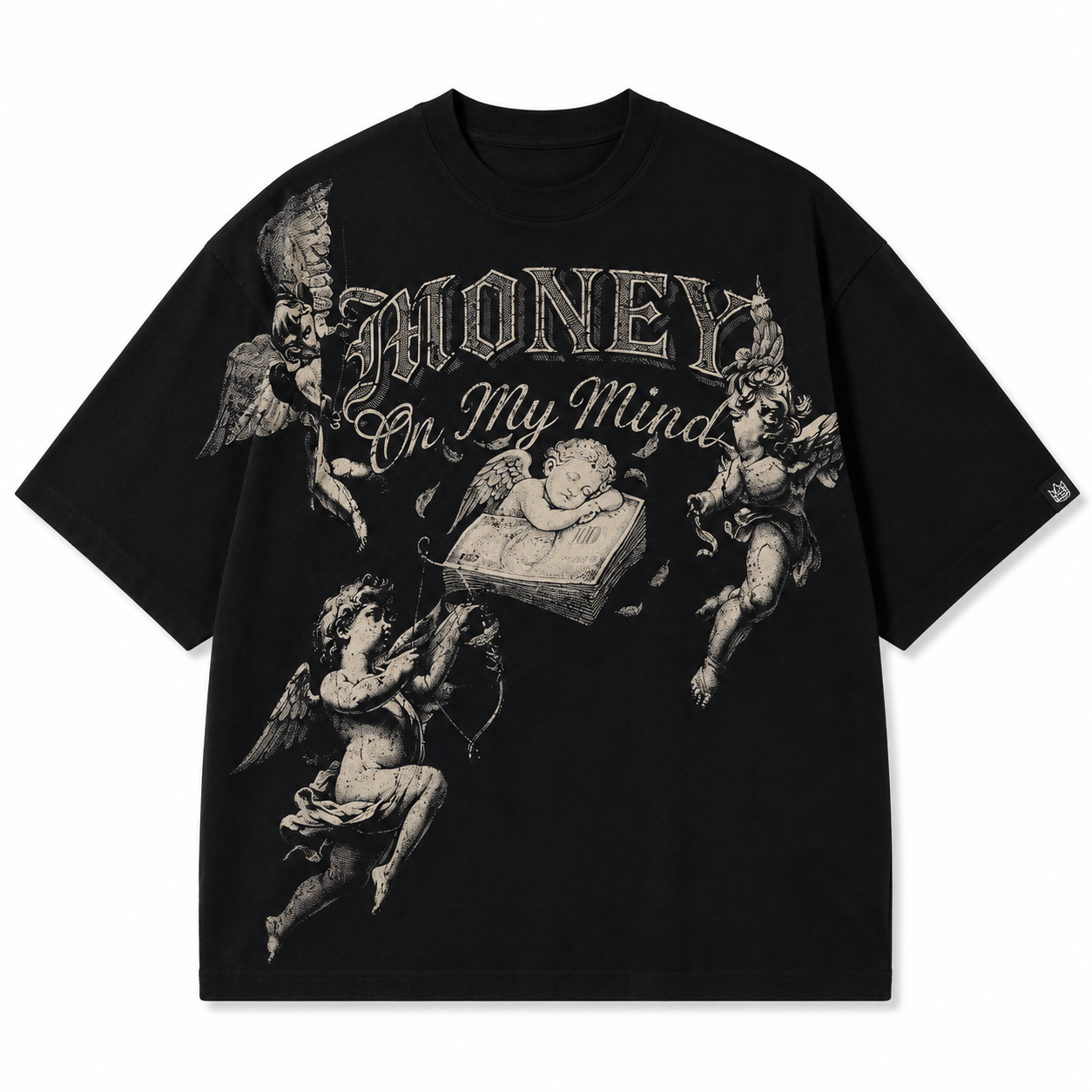 Money On My Mind - T-Shirt - Black