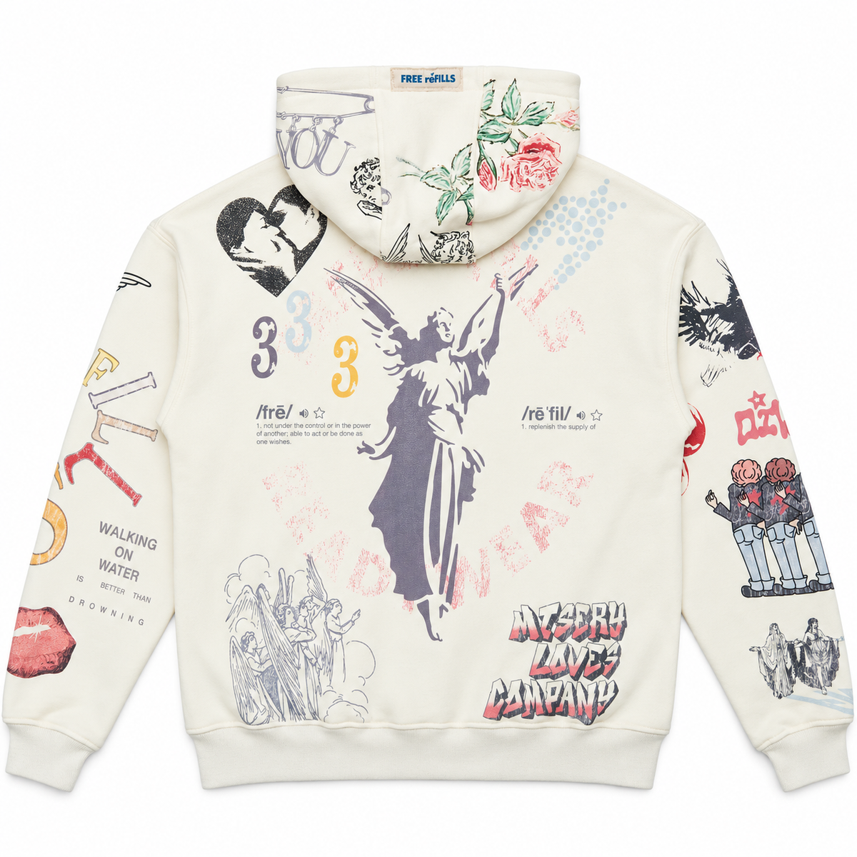Graffiti Hoodie - Off White