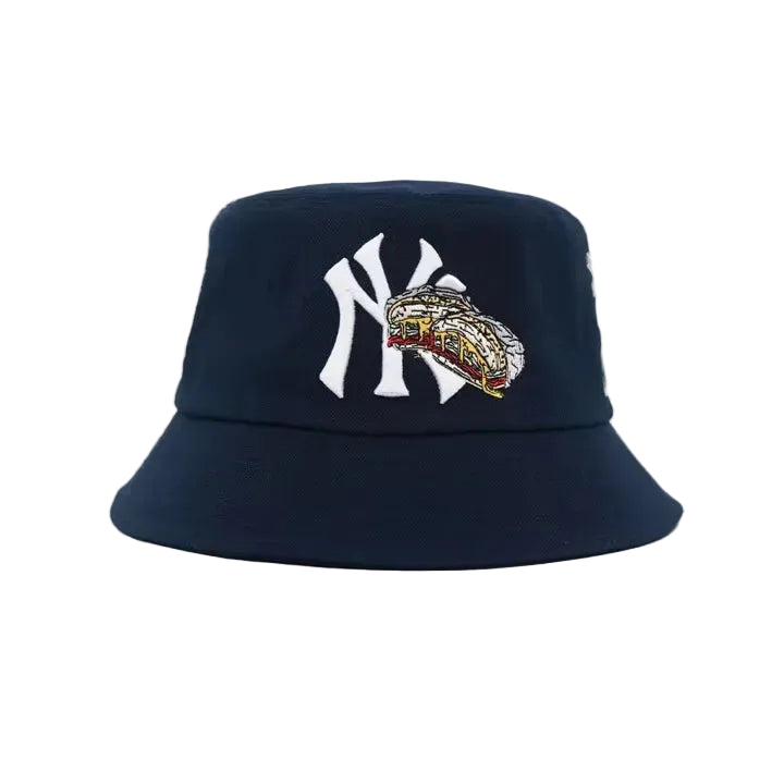 Bacon Egg and Cheese Bucket Hat - Navy