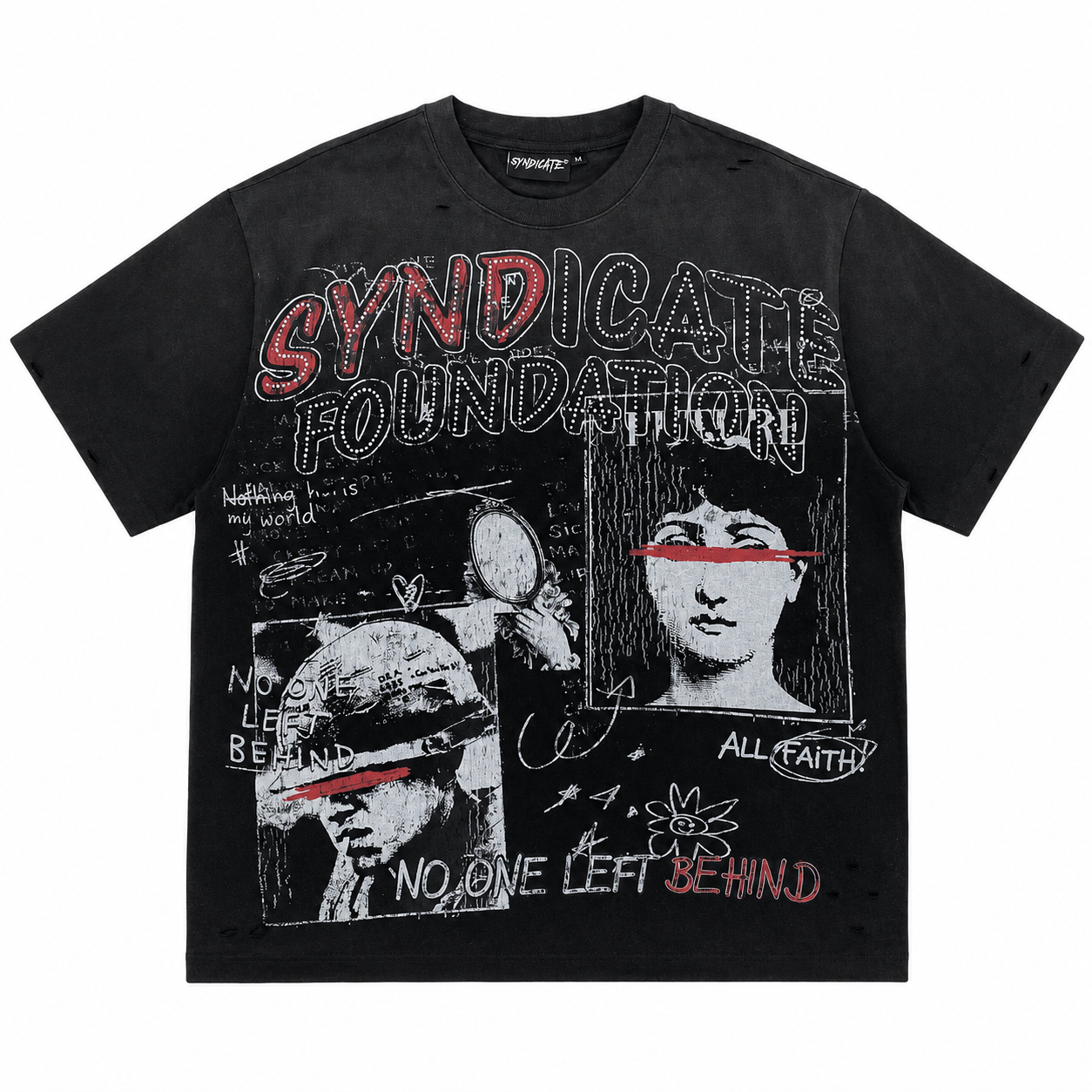 Left Behind - T-Shirt - Black