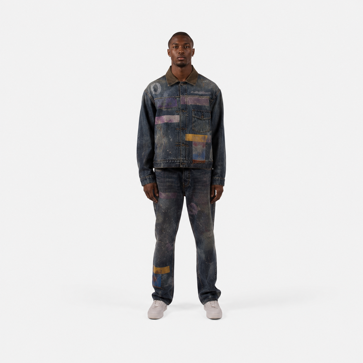 Cement Jean - Dark Blue