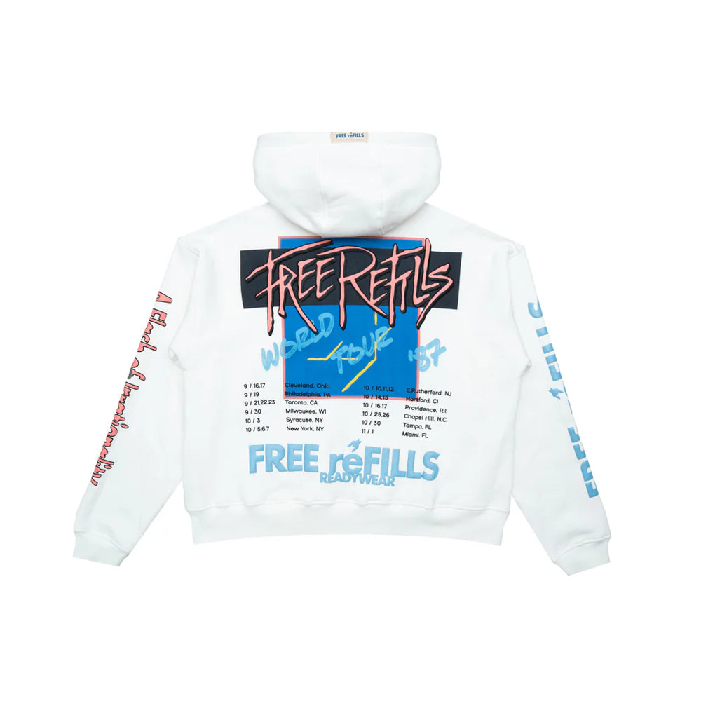 Floyd Zip Up Hoodie - Cream