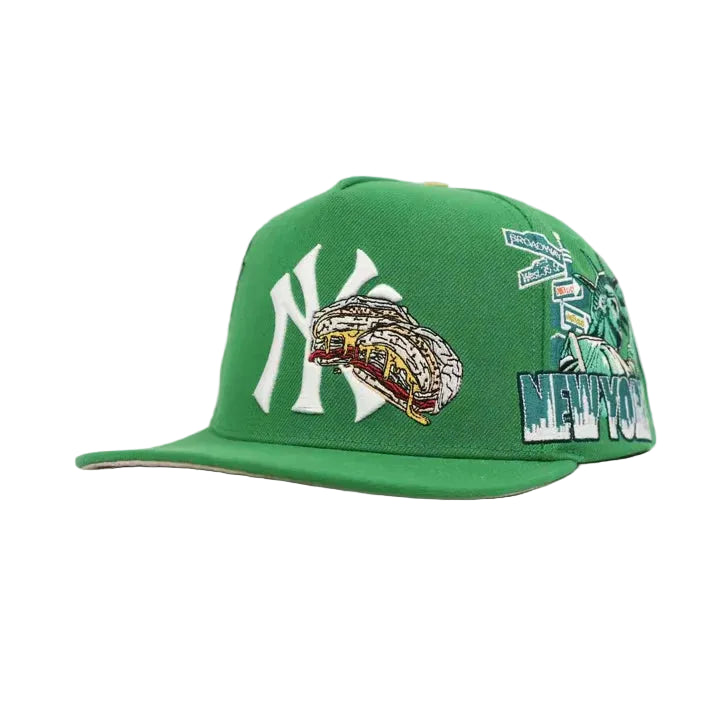 Bacon Egg and Cheese Strap Back - Green Apple