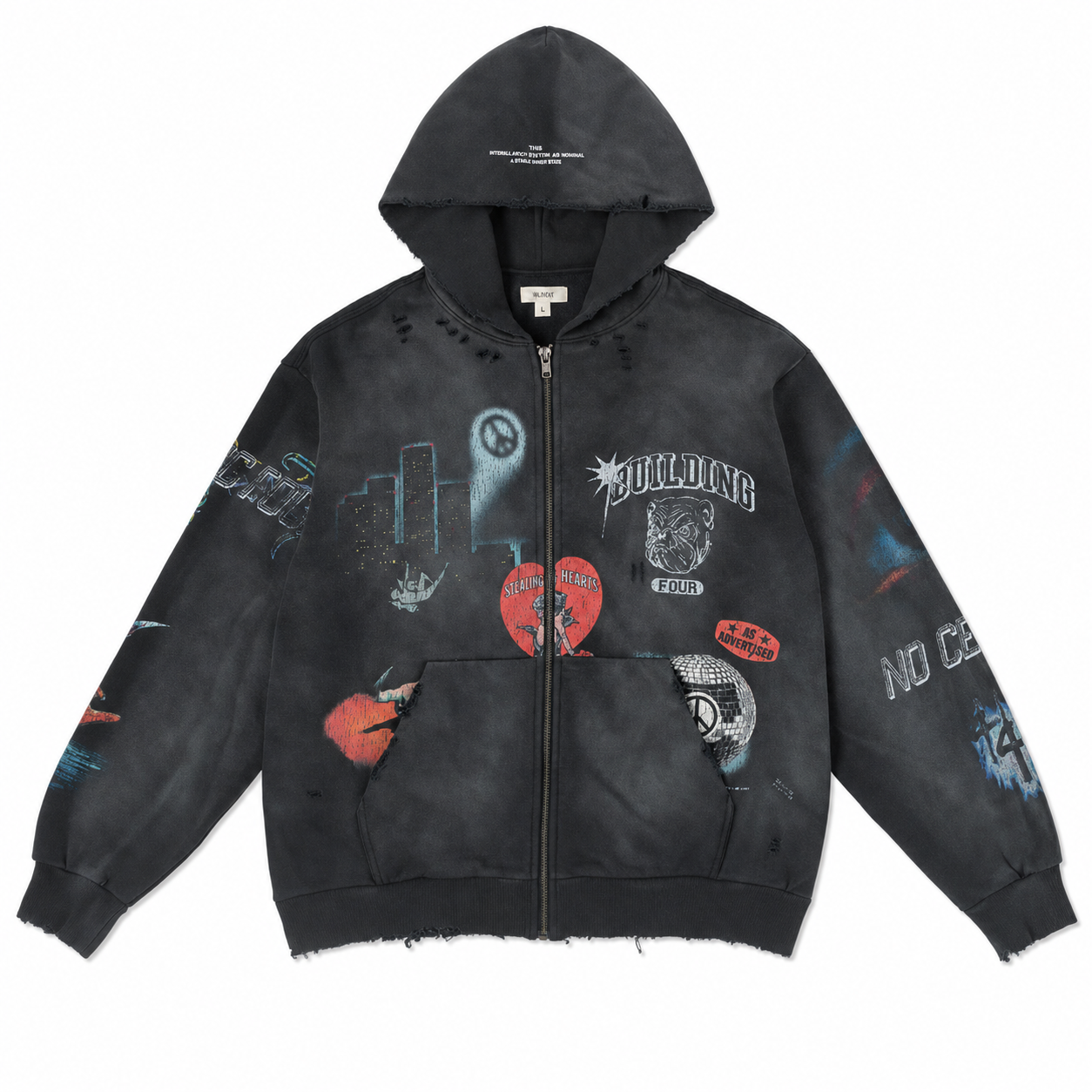 Cladding Hoodie - Black