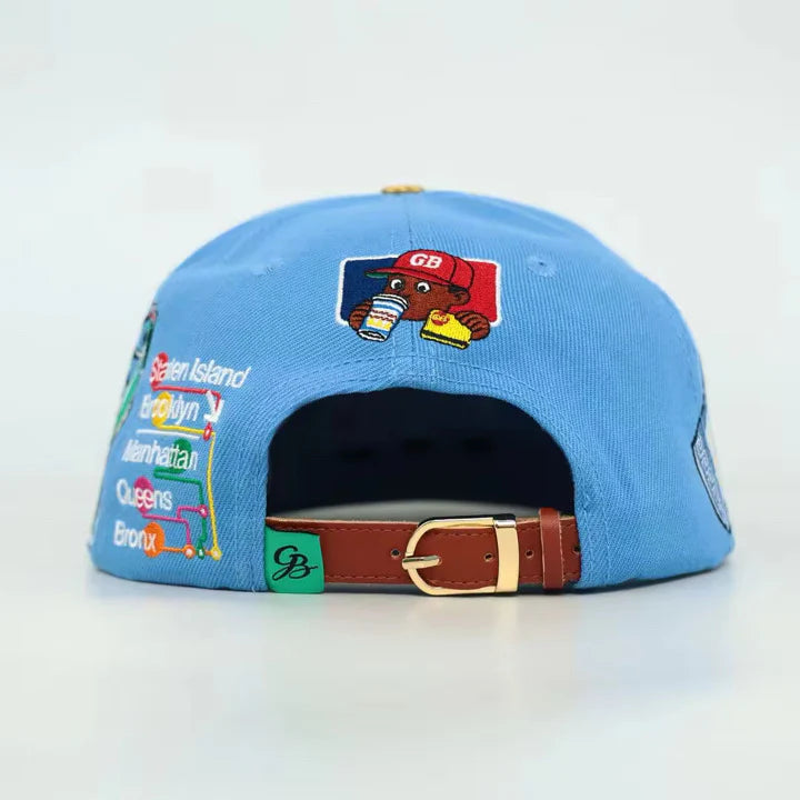 Bacon egg and cheese 2.0 Strap back - Baby Blue