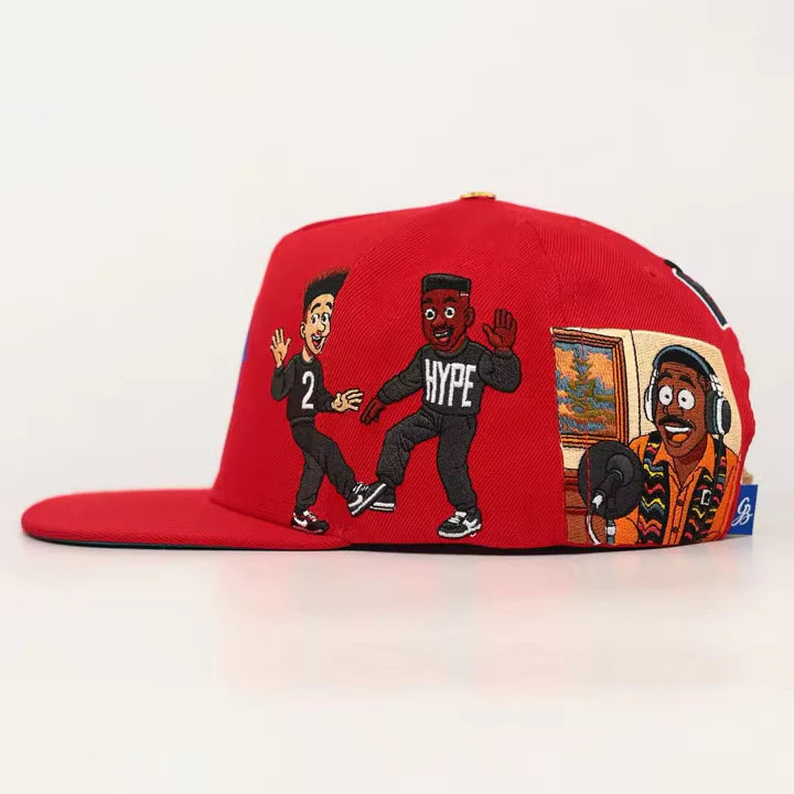 House Party Strap Back - Red