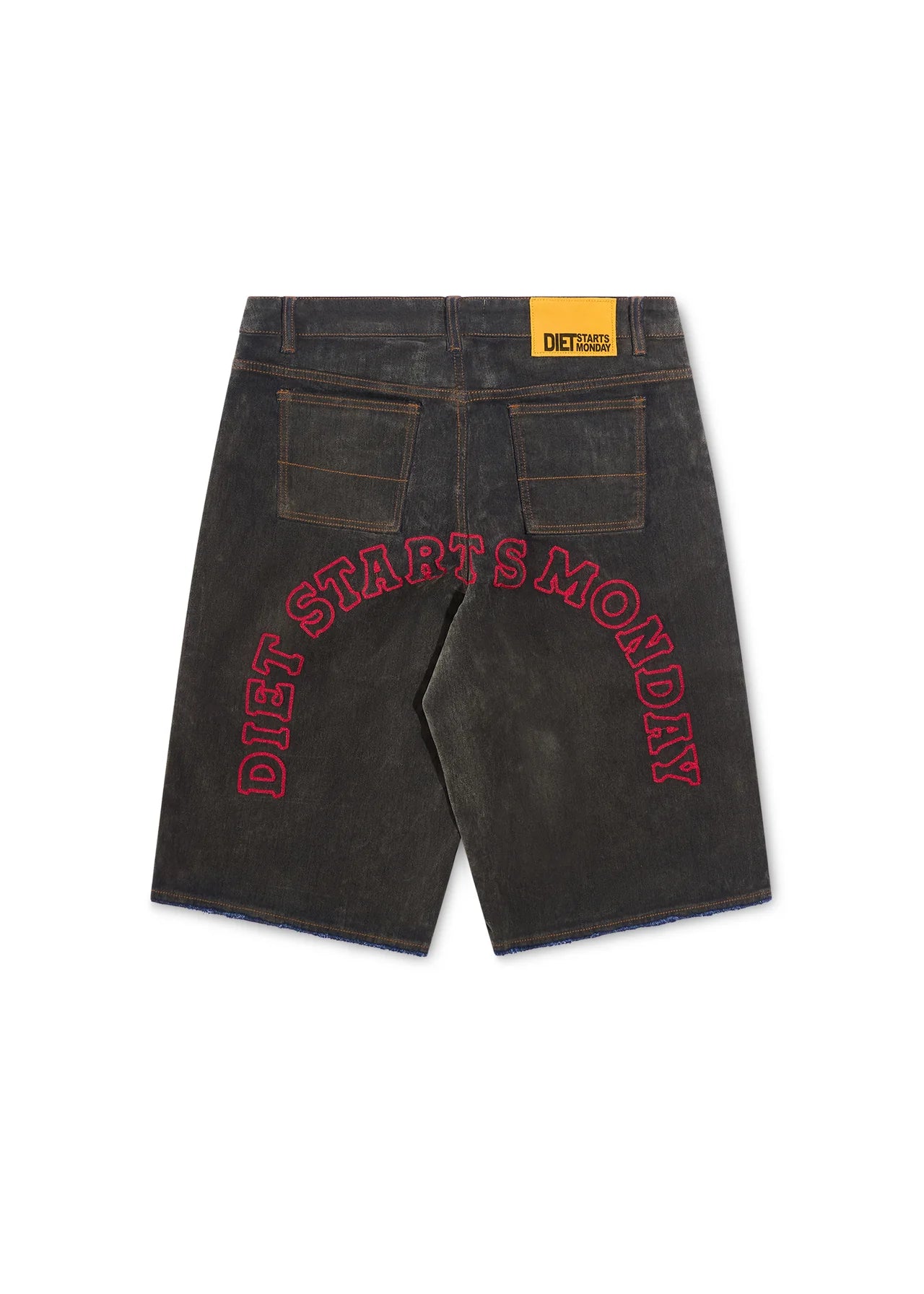 Arch Denim Shorts - Brown