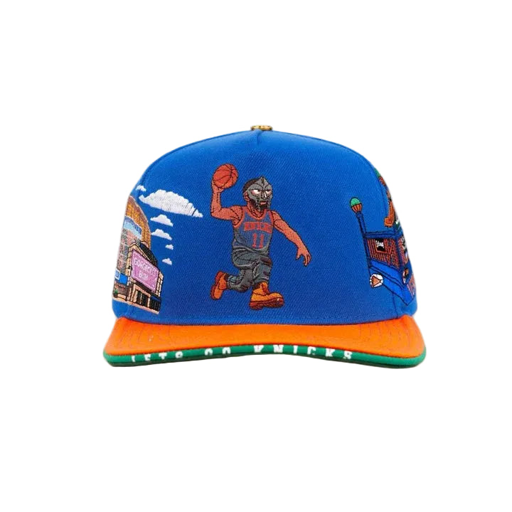 Let’s go NYK Strap Back - Royal/Orange