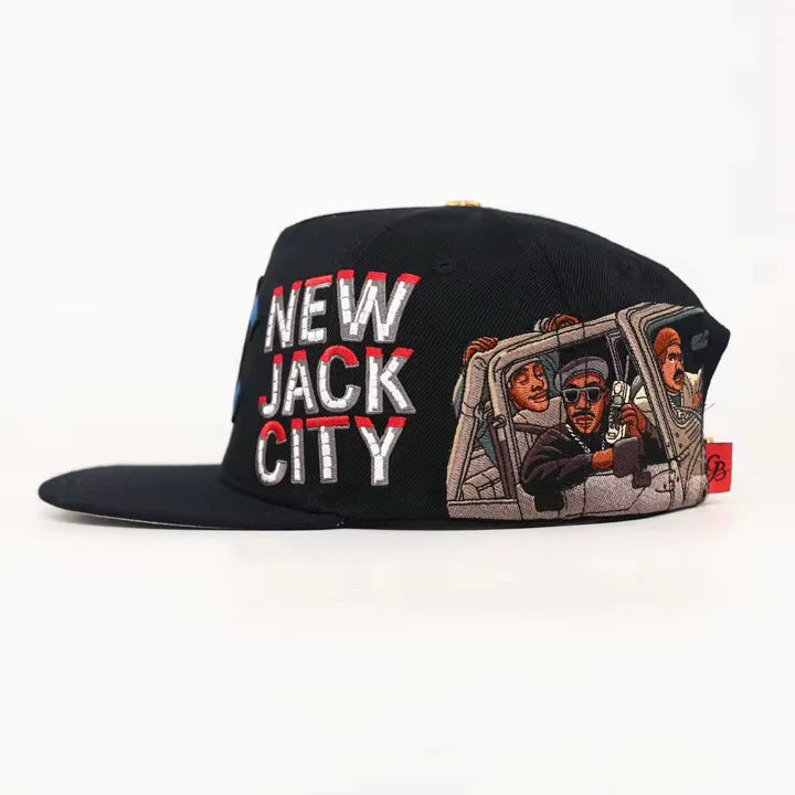 New Jack City Strap Back - Black