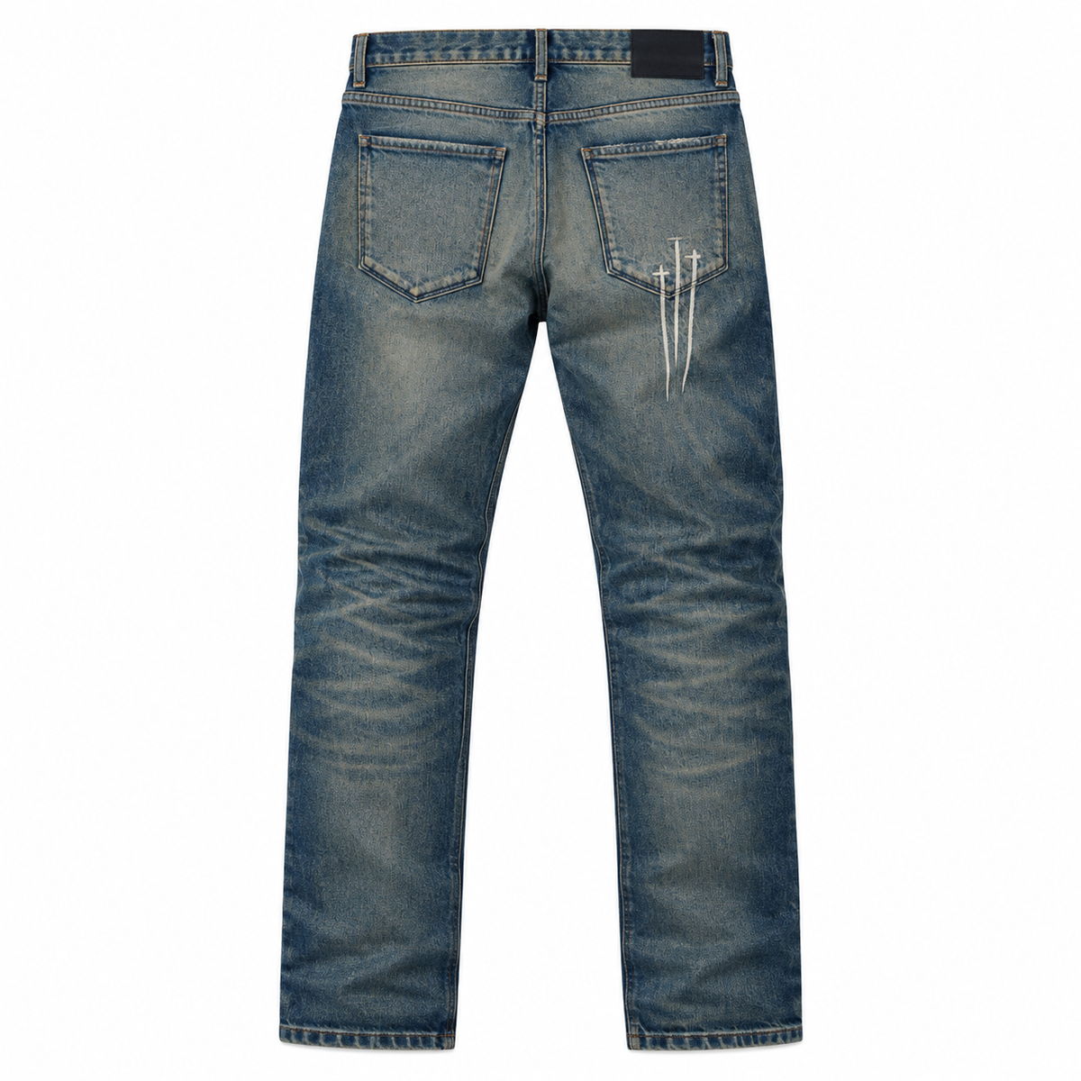 Bryant Skinny Jean - Storm Blue Triple Cross
