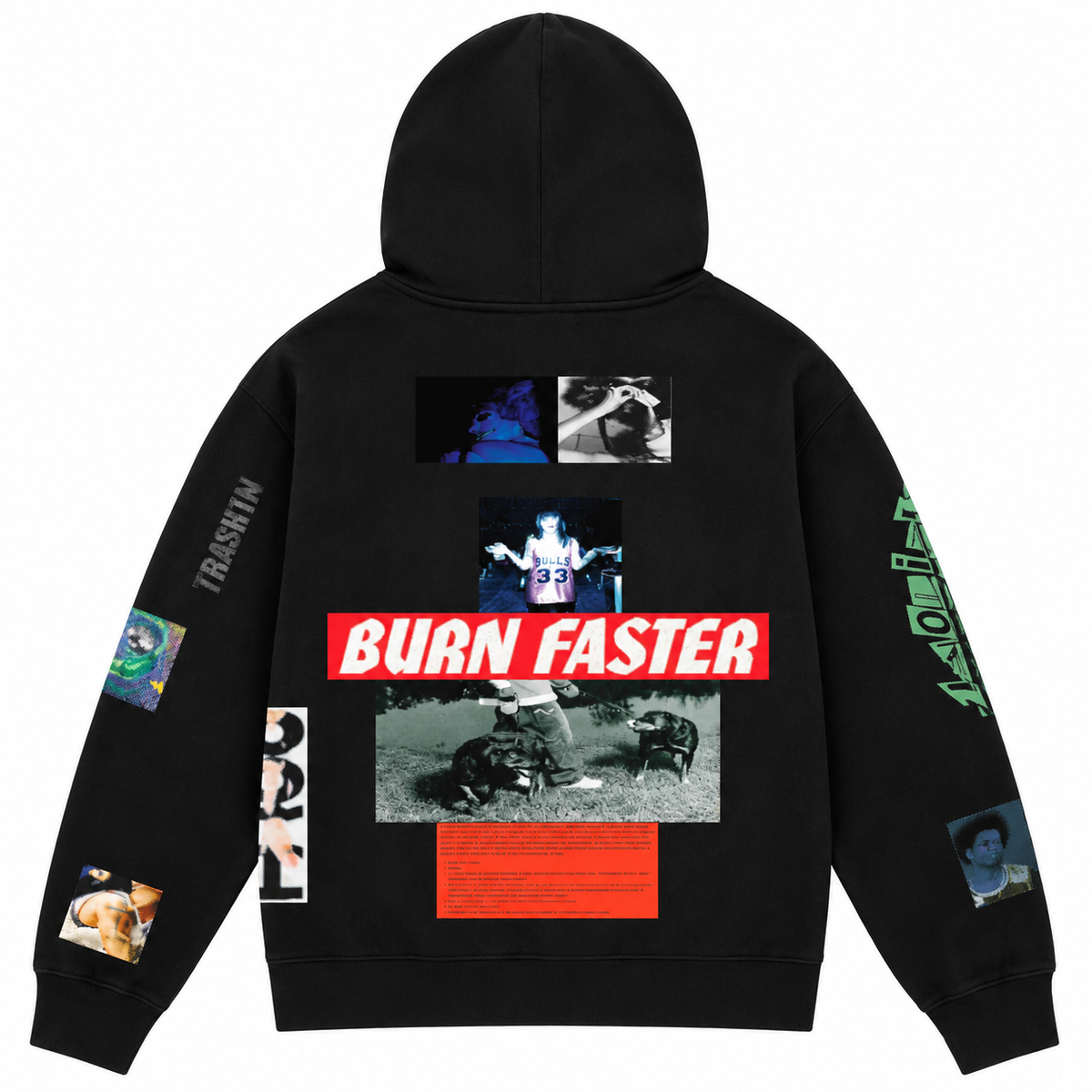 Dion Hoodie - Vintage Black Error