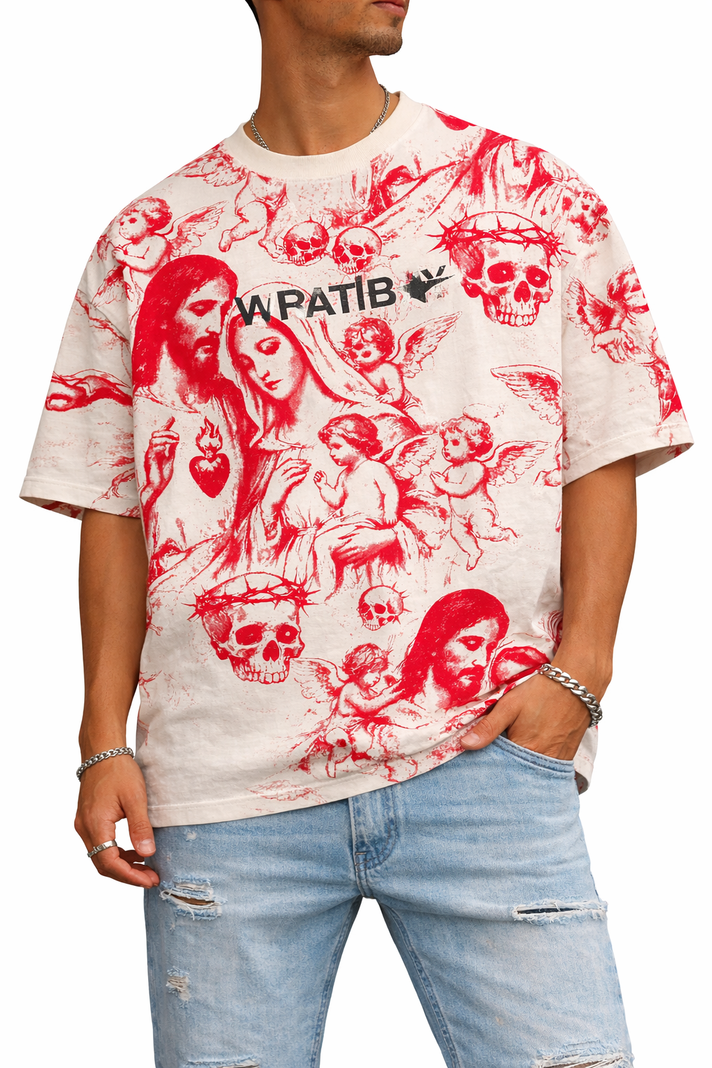 God is My Weapon T-Shirt - Red