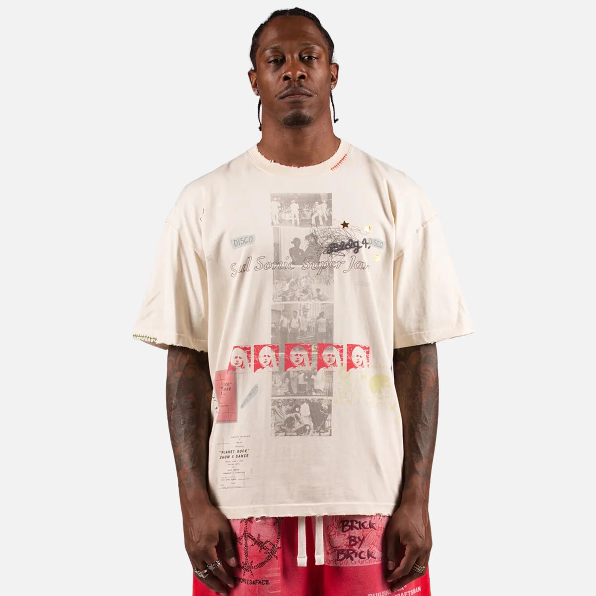 National T-Shirt - Antique White