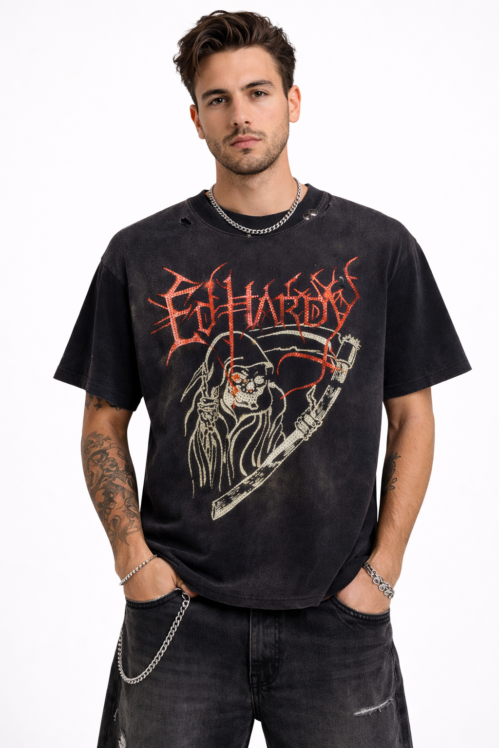 Reaper Boxy T-Shirt - Vintage Black