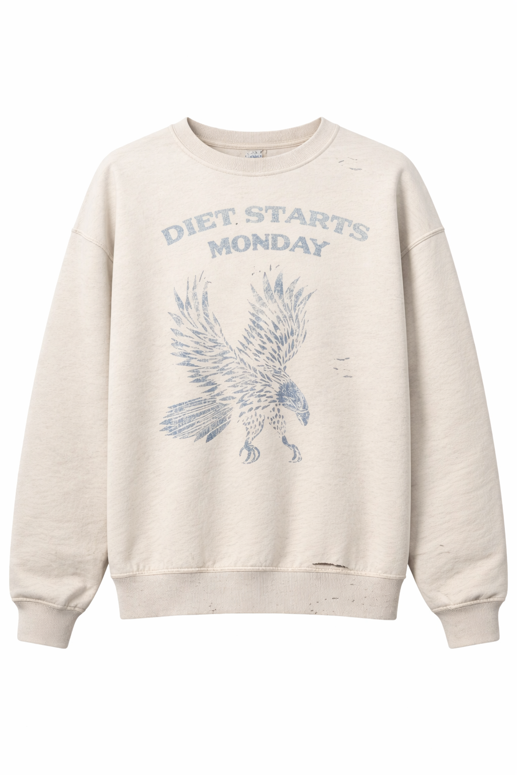Eagle Sweatshirt- Heather Grey/Blue