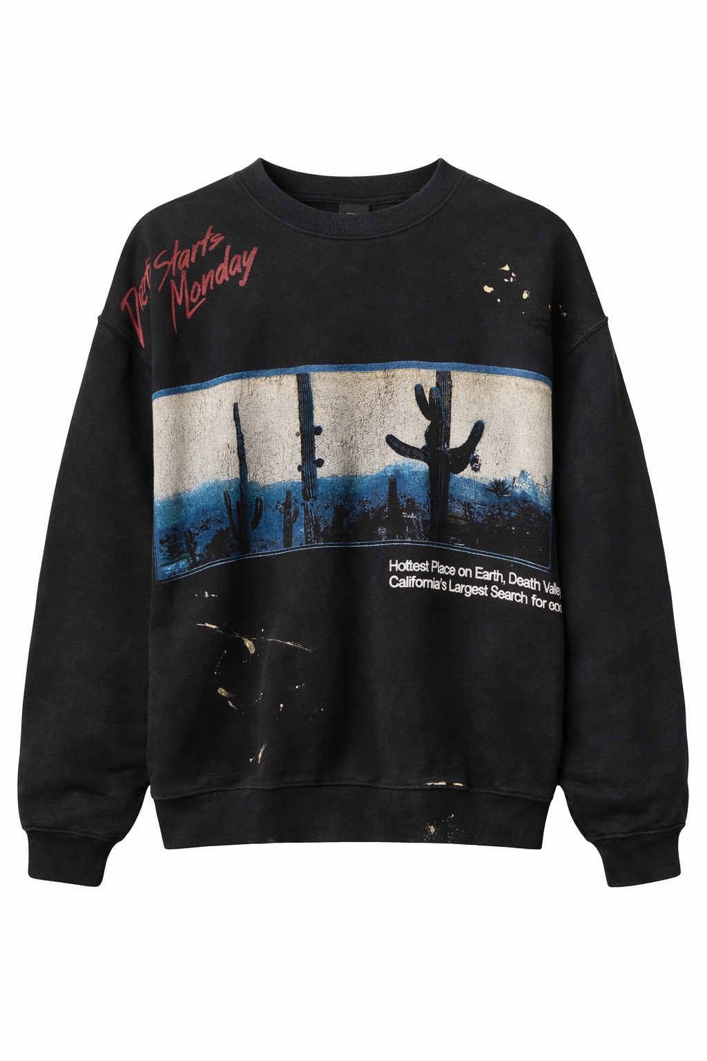 Death Valley Crewneck - Vintage Black