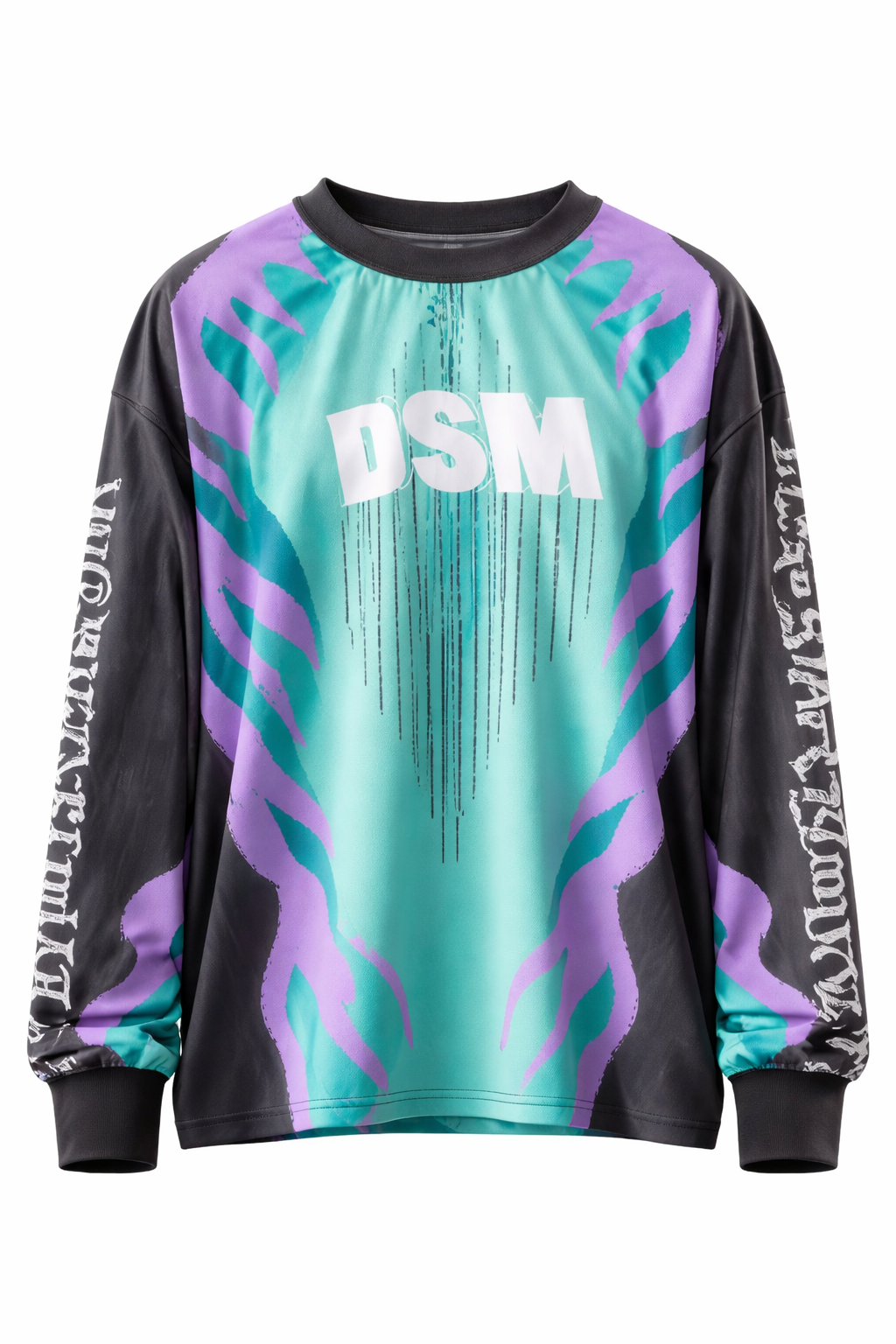MX Flame Jersey - Teal/Purple