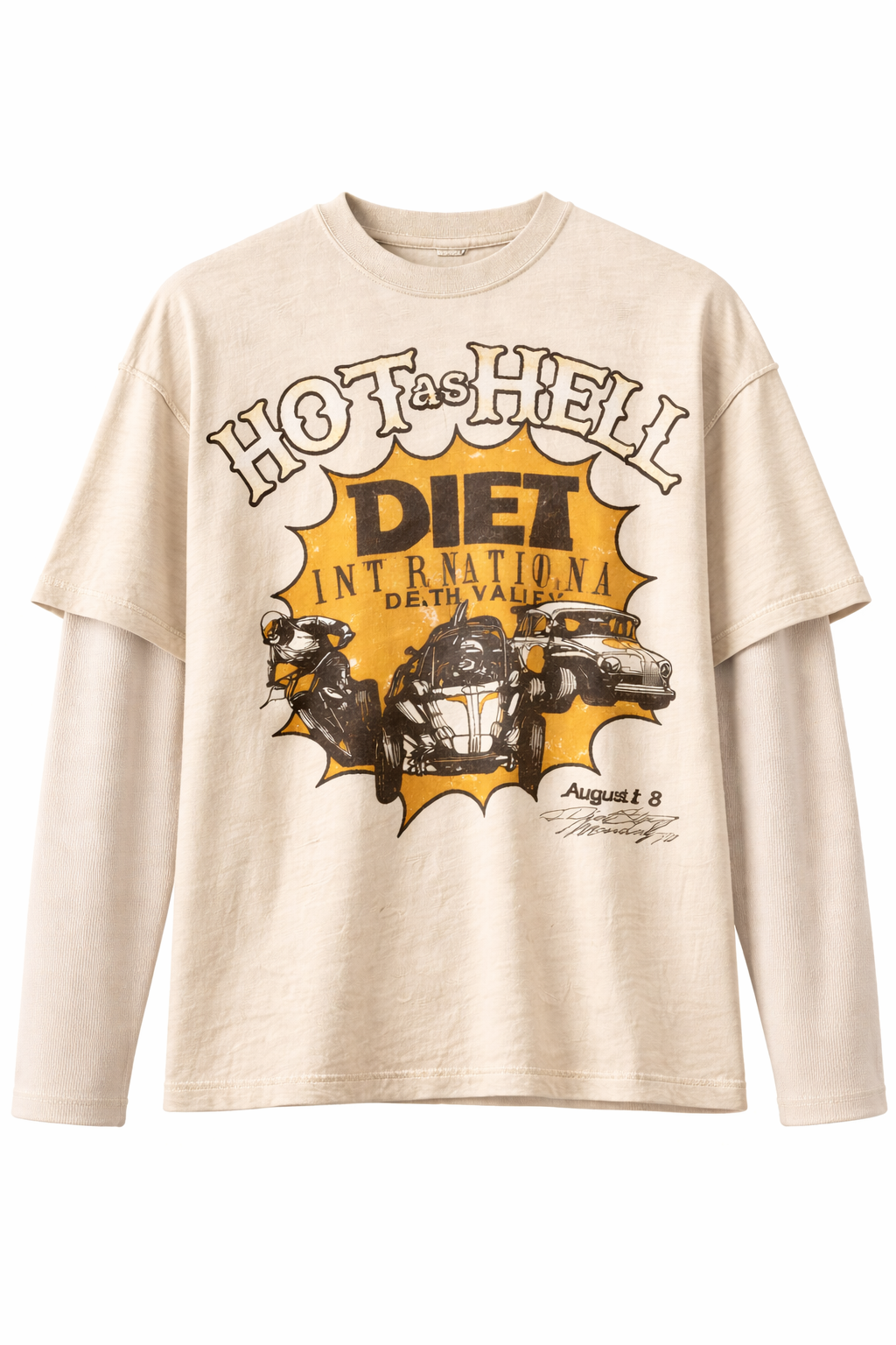 Hot as Hell Tee - Antique White