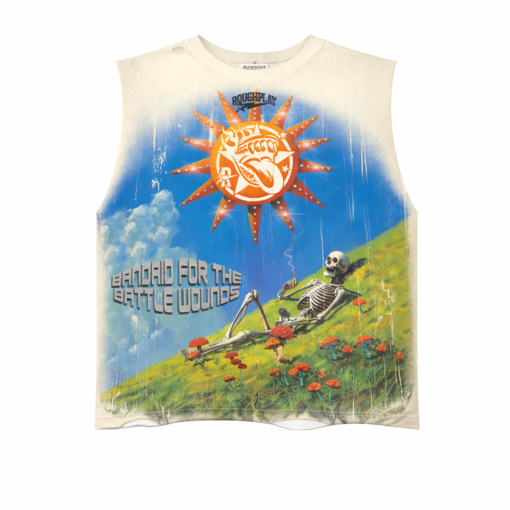 Sunkiss Sleeveless Shirt - Off White