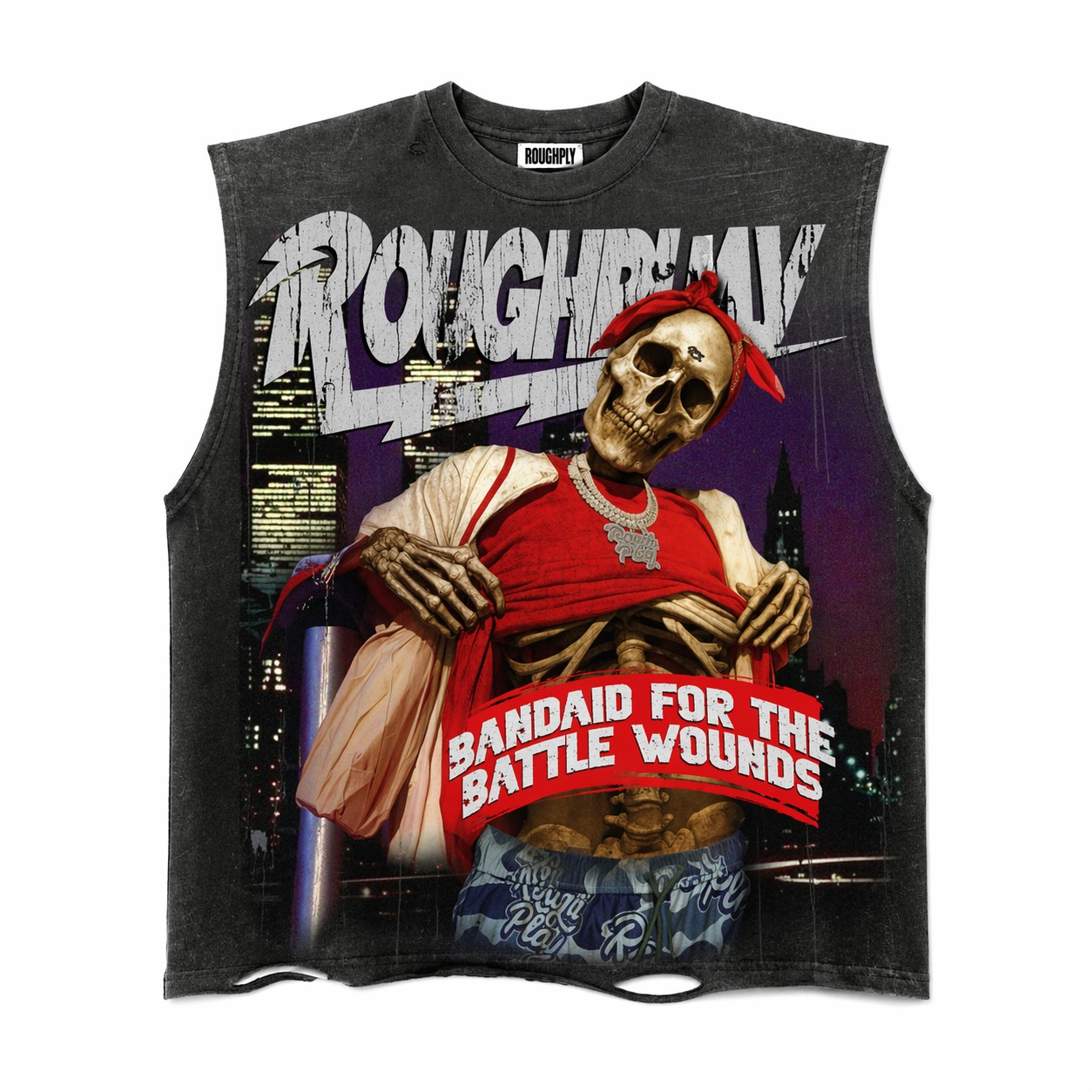 Thuglife Sleeveless Shirt - Grey