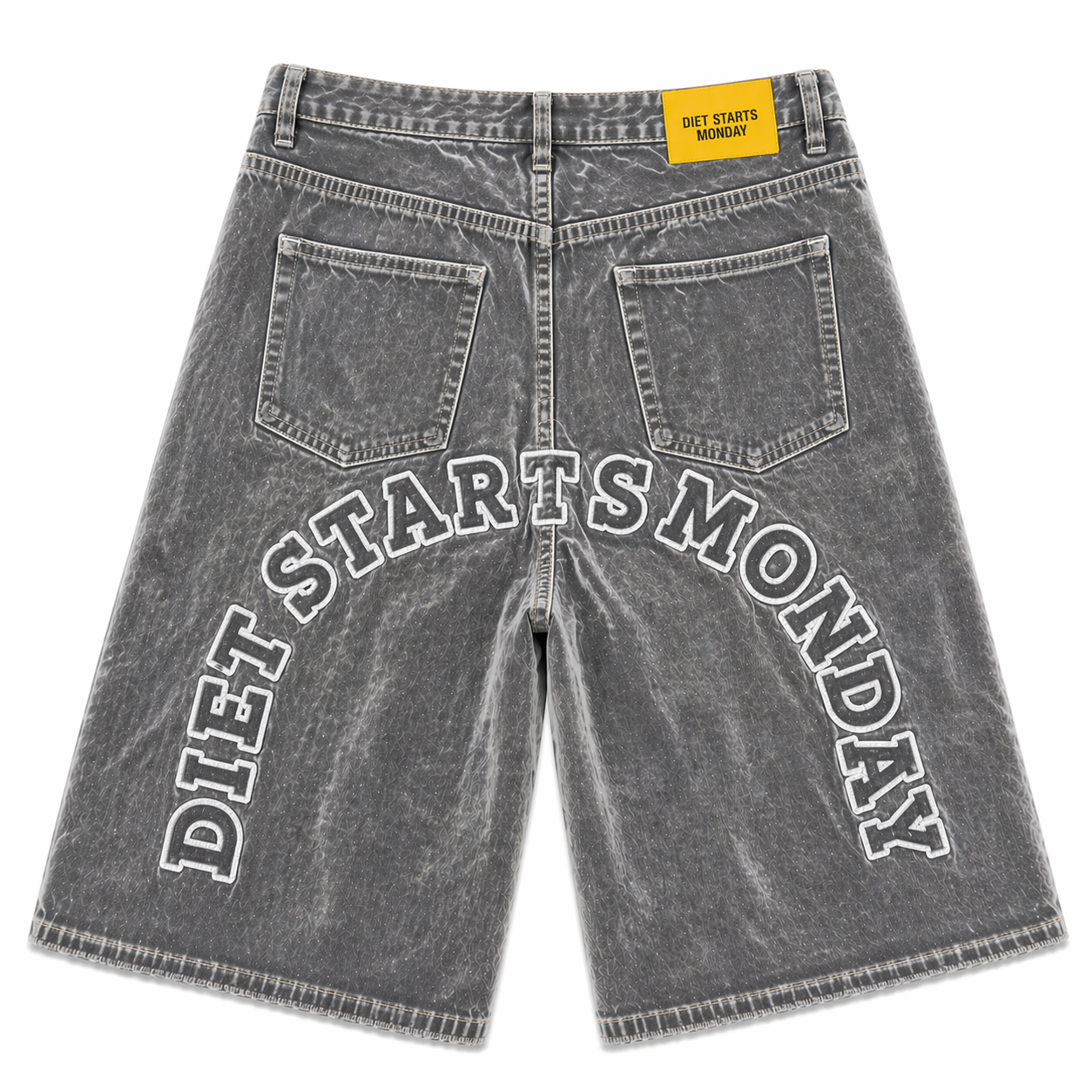 Arch Denim Shorts - Grey