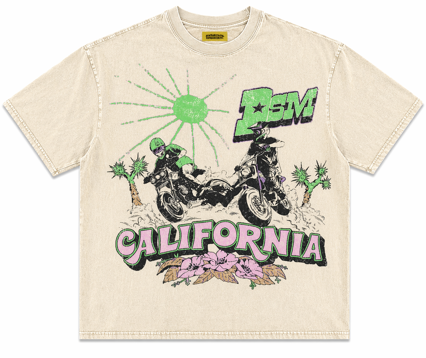 California Racing T-Shirt - Antique White
