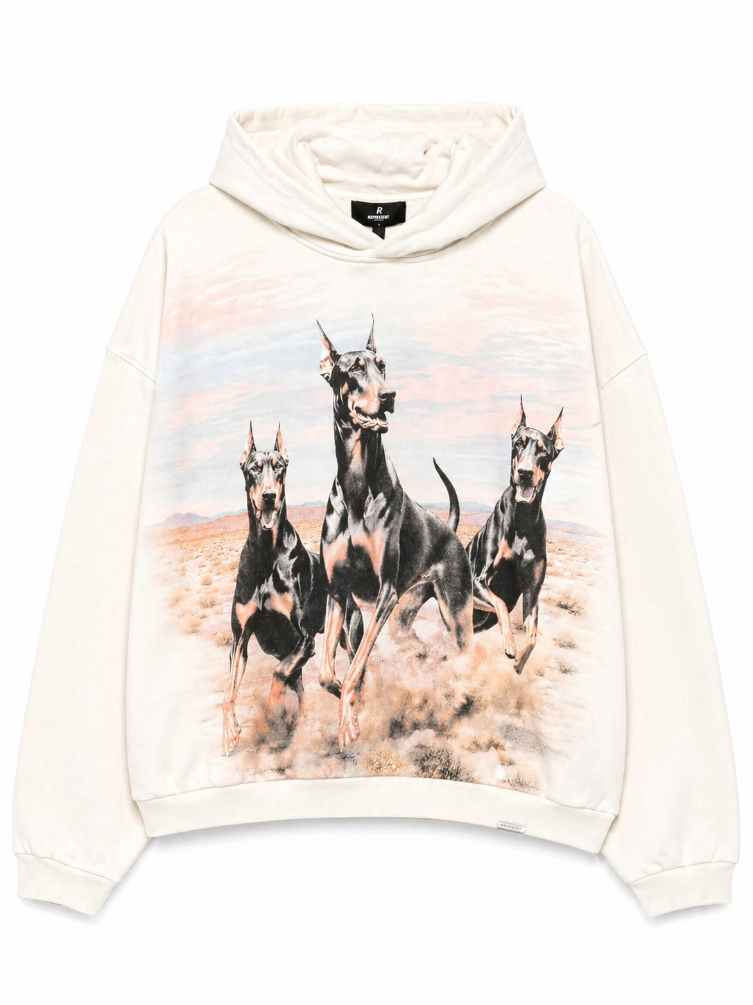Western Dobermans Hoodie - Flat White