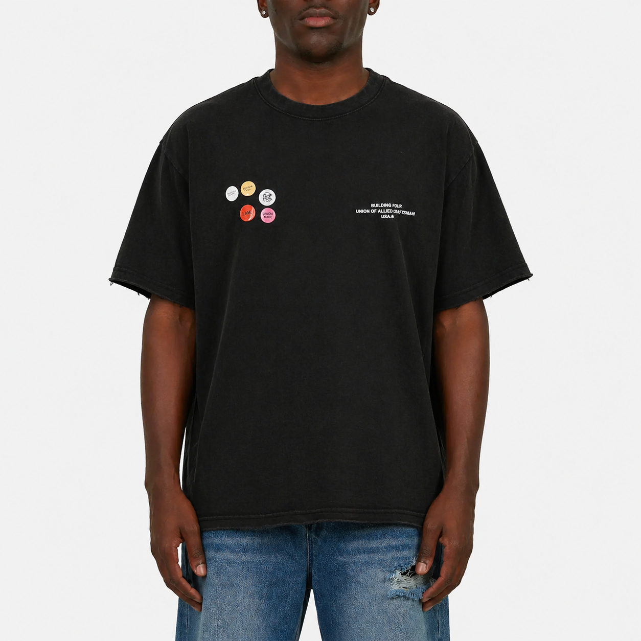 Piza T-Shirt  - Black