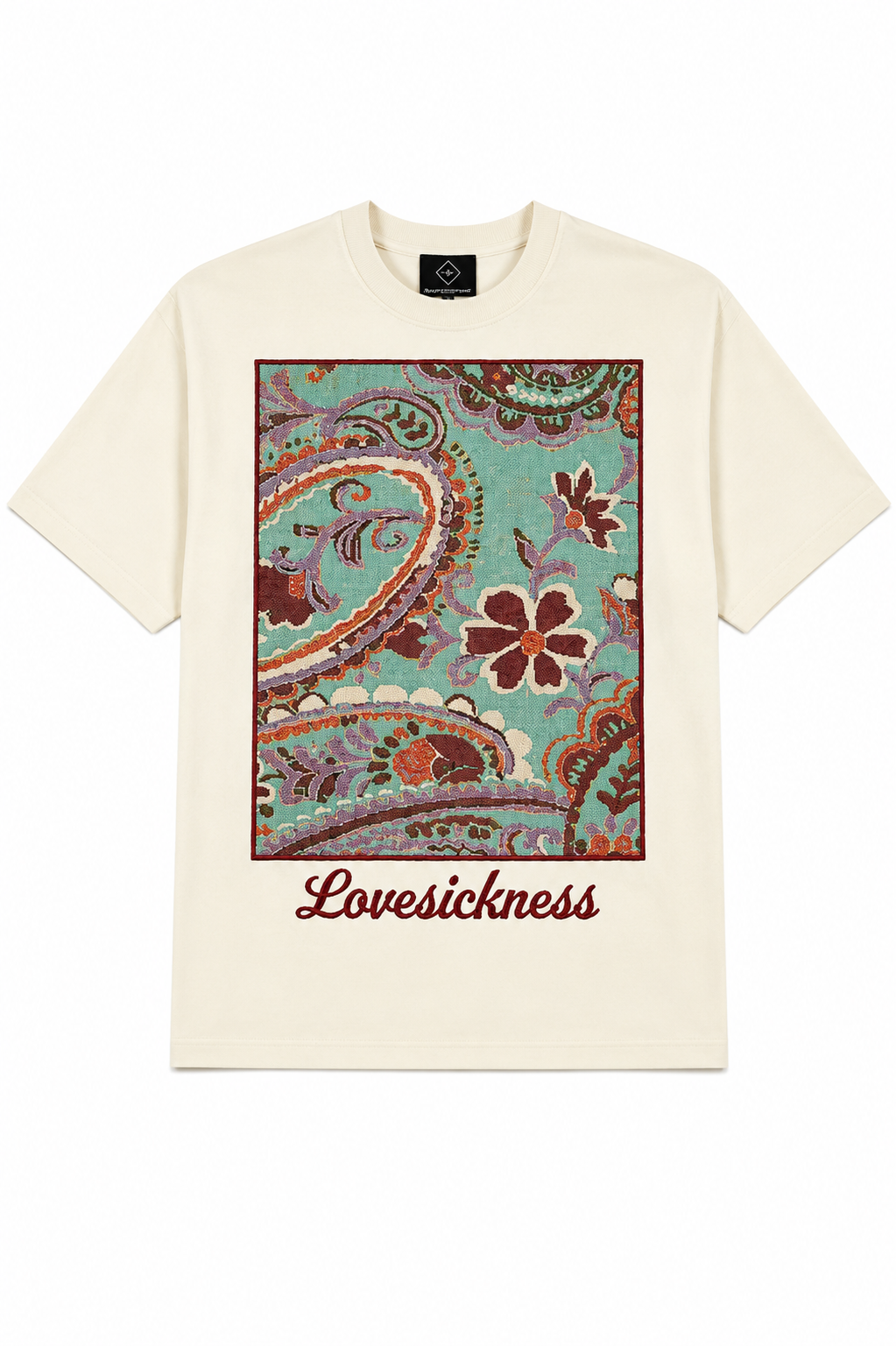 Lovesickness Tapestry T-Shirt - Cream