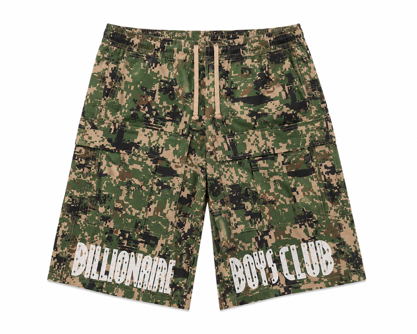 BB Camo Cargo Shorts - Sesame