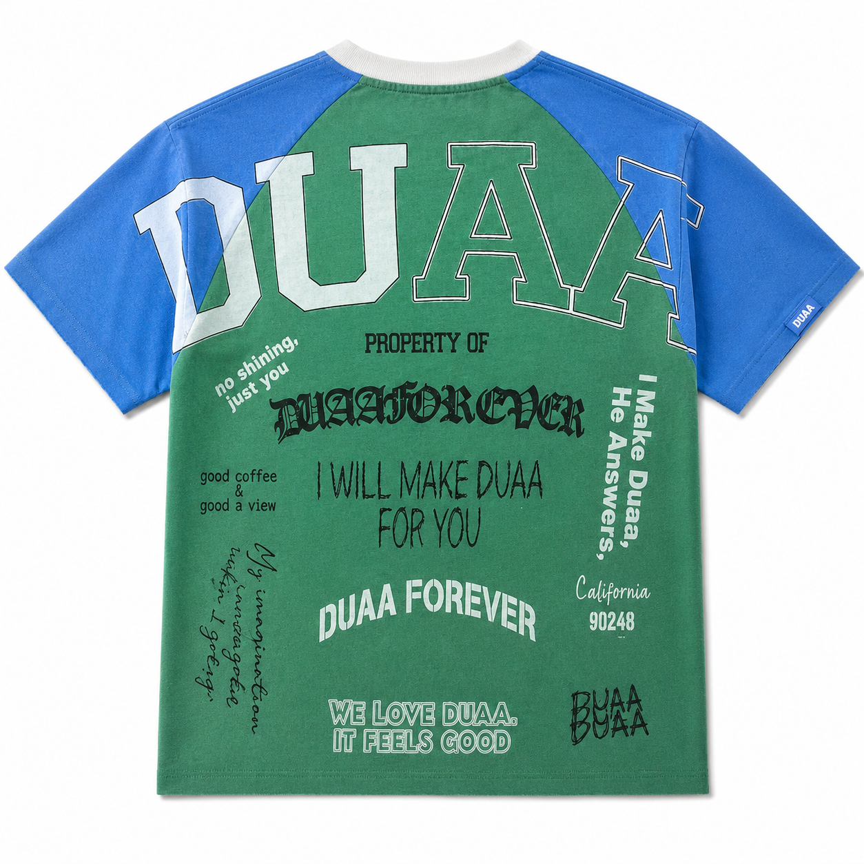 Court T-Shirt - Green & Blue