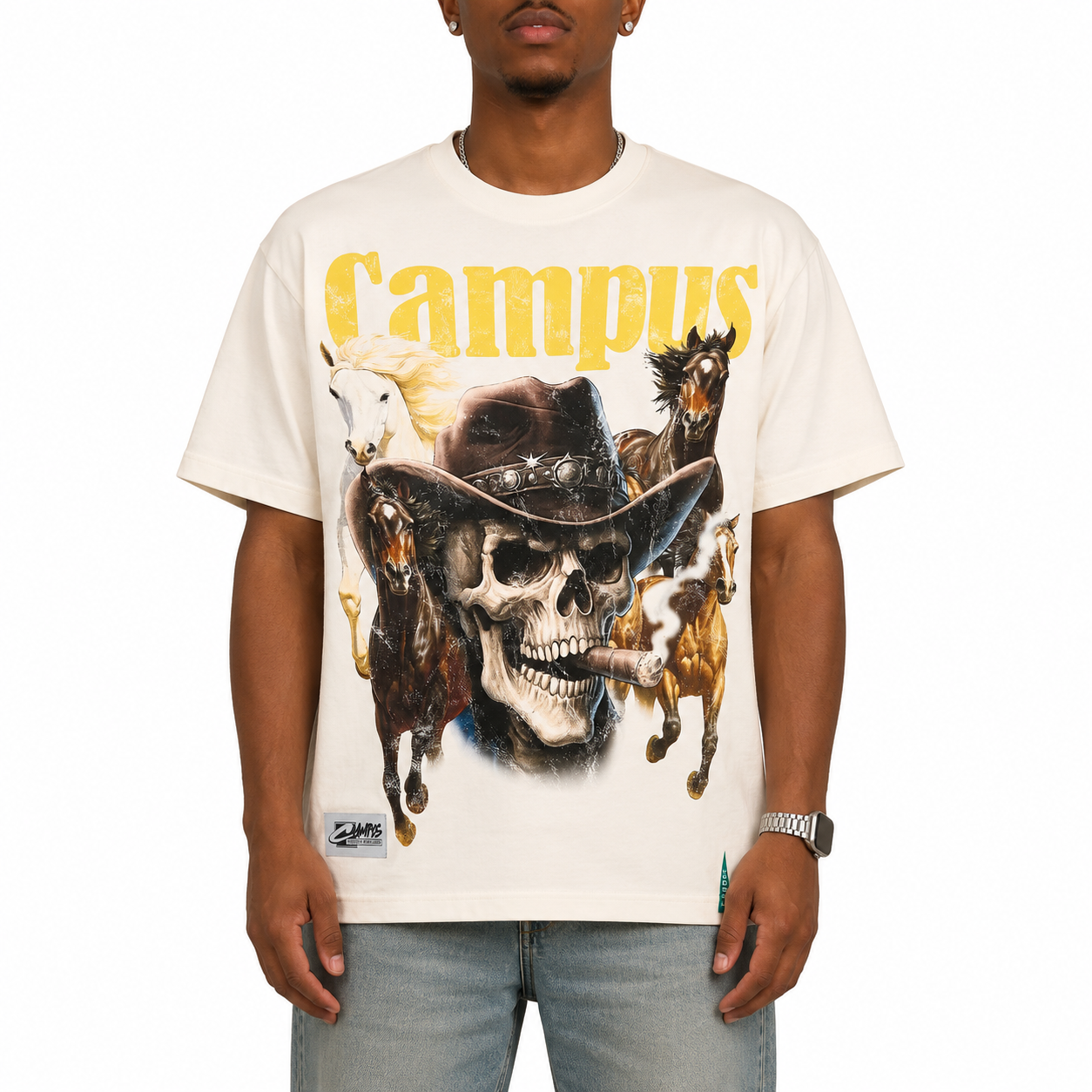 Ghost Rider T-Shirt - Cream