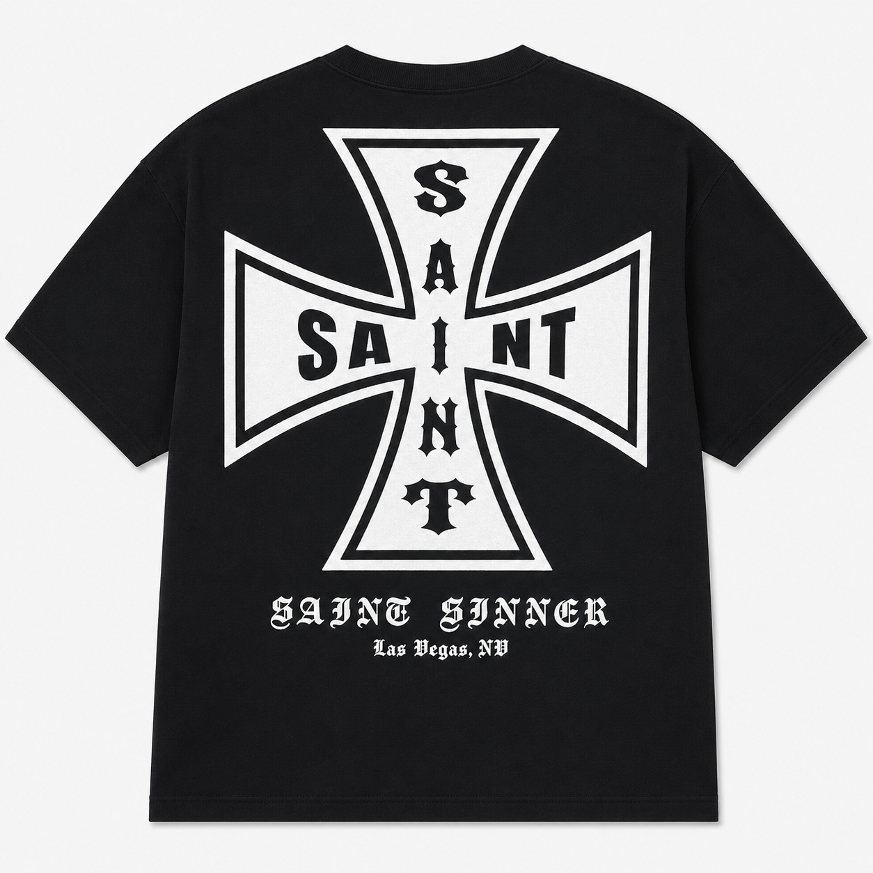 Saint Cross T-Shirt - Black