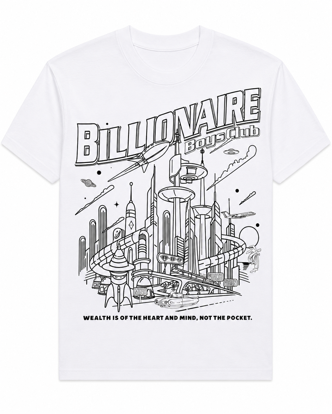 Space Race T-Shirt - White