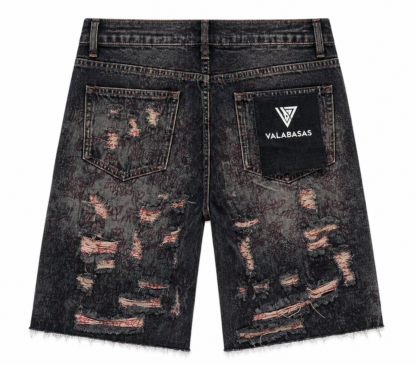 Path Denim Shorts - Dark Vintage Blue