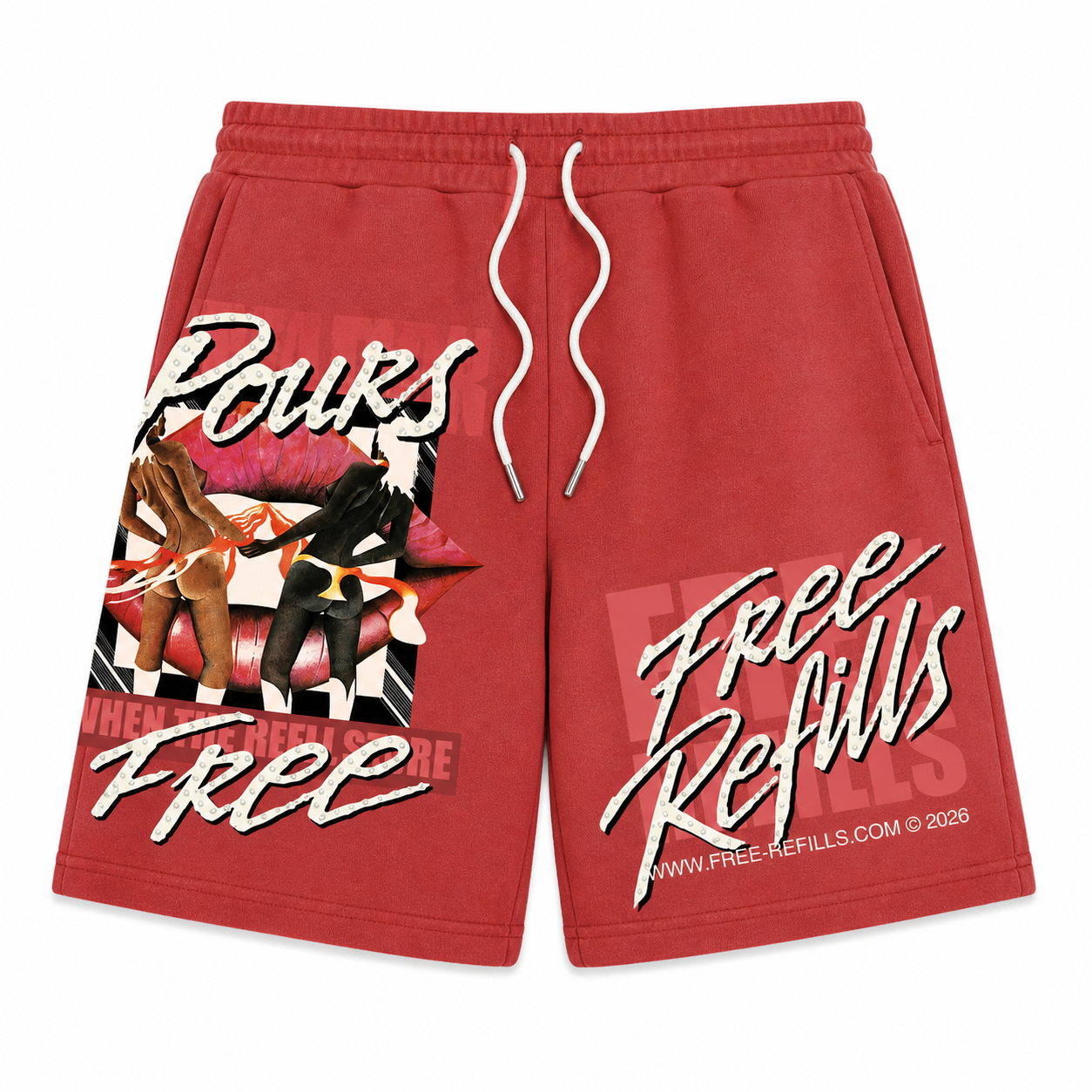 Temptation Shorts - Red