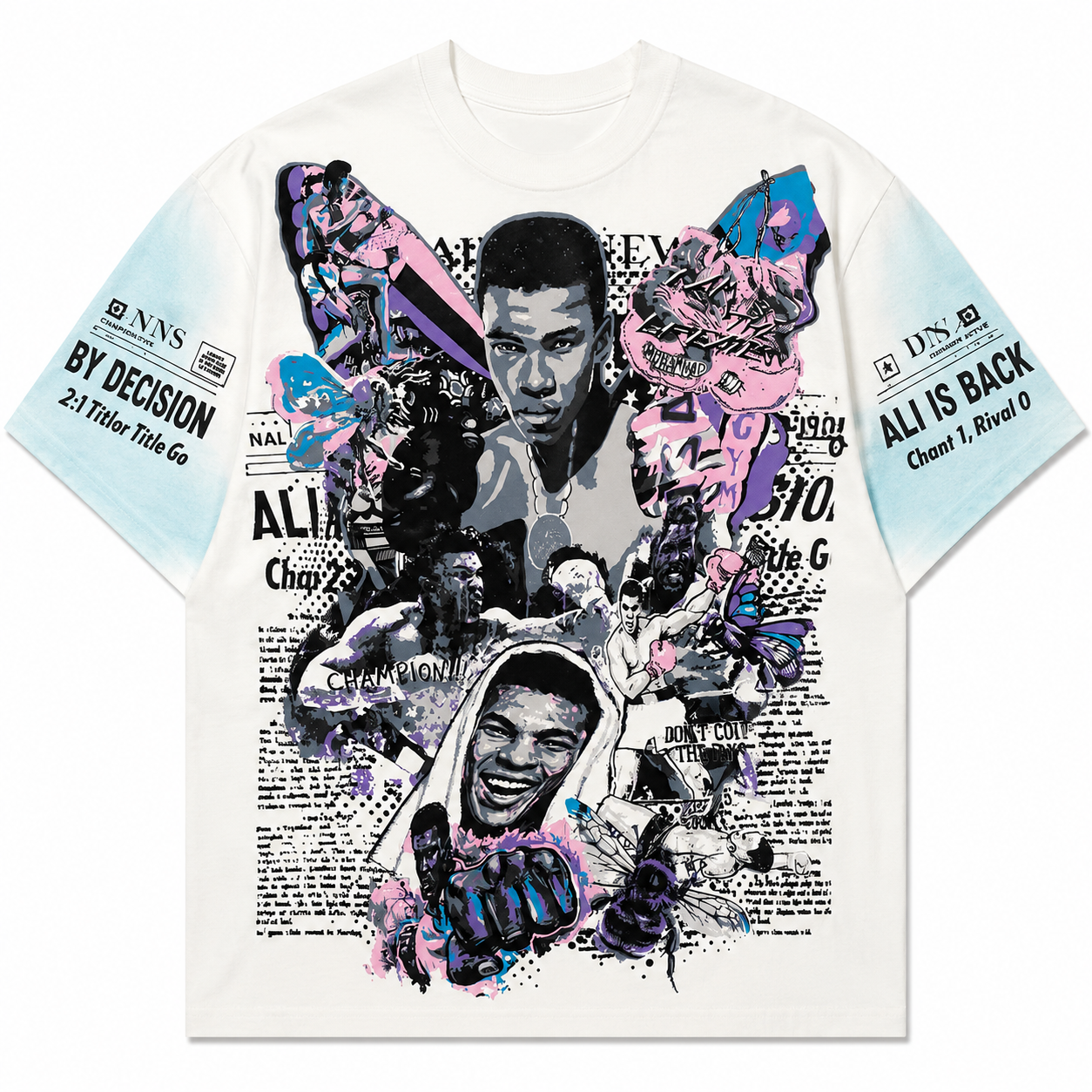 The Greatest T-Shirt - White & Blue