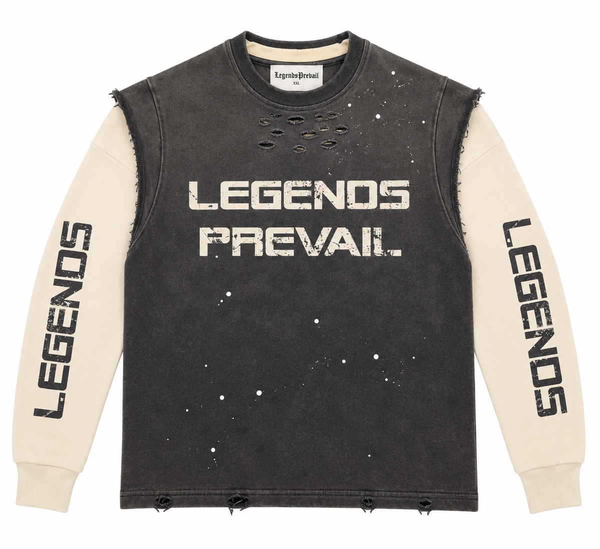 Twofer Crewneck - Black