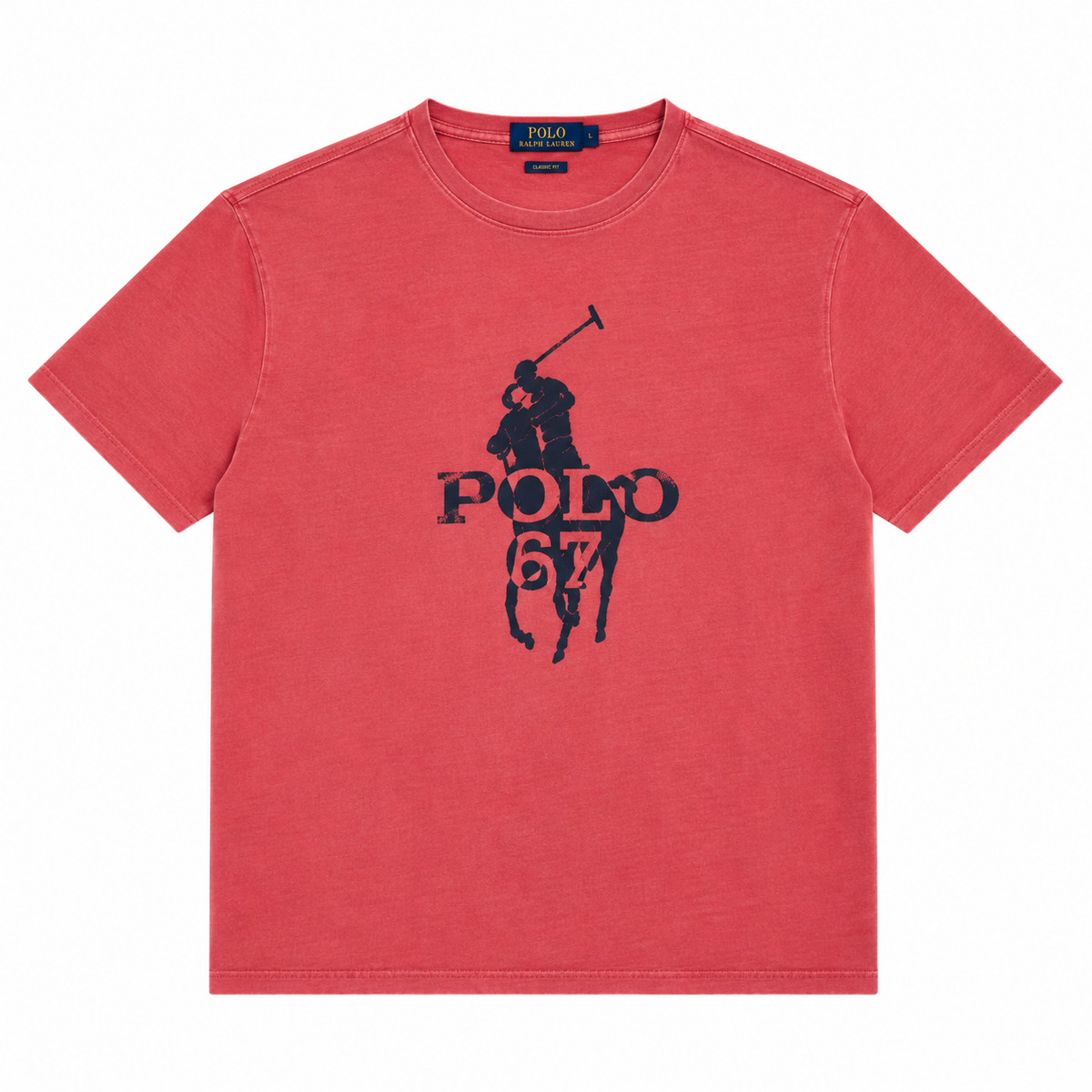 Polo Horse 67 Tee- Red