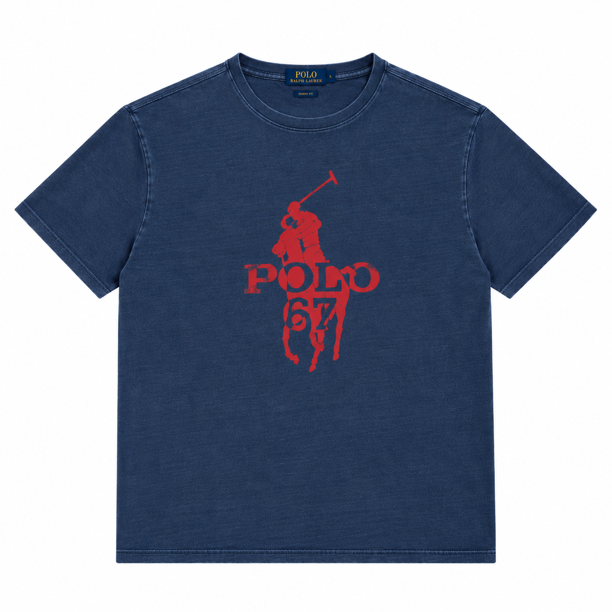 Polo Horse 67 Tee - Navy