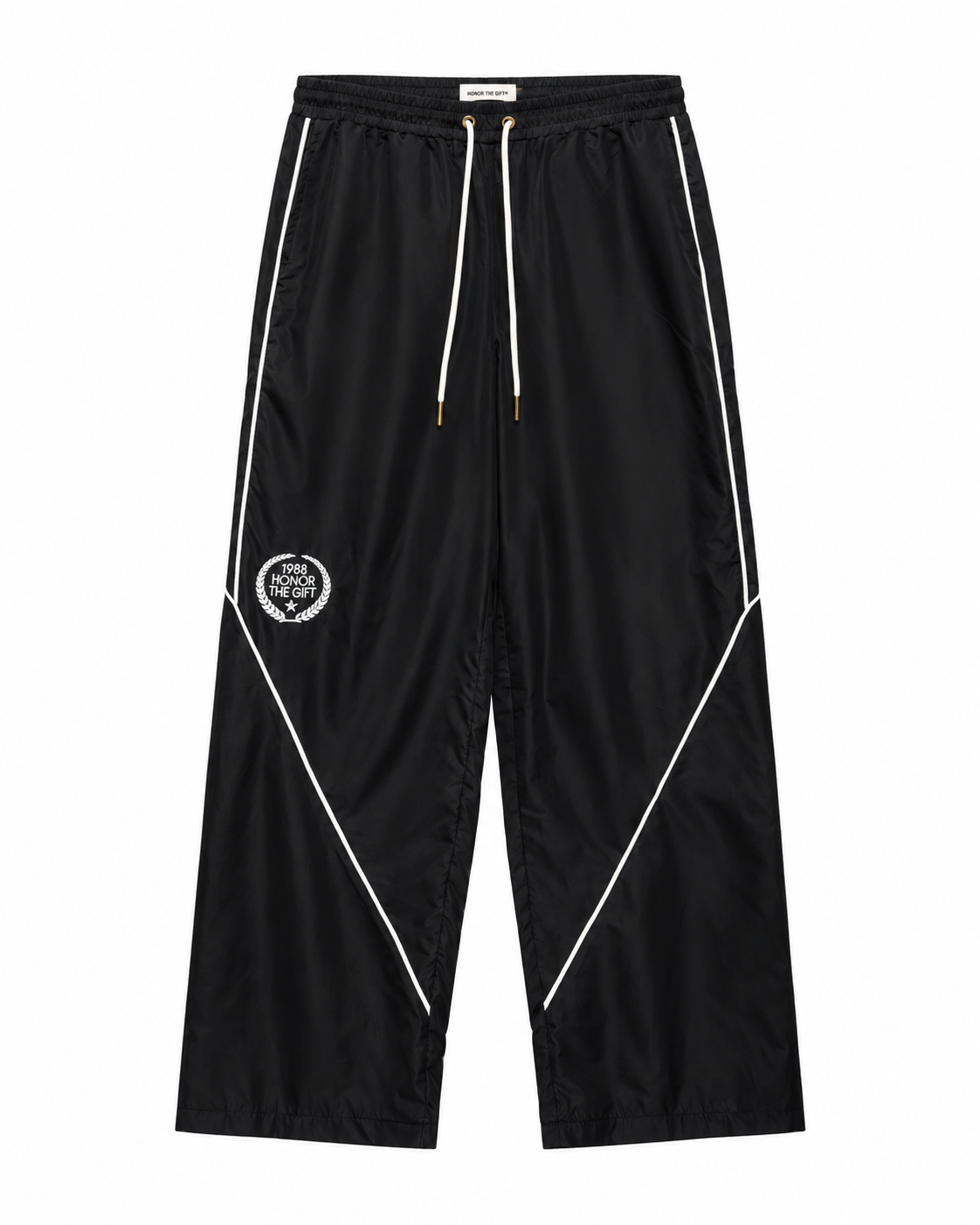 Honeycomb Ripstop Track Pant - Black