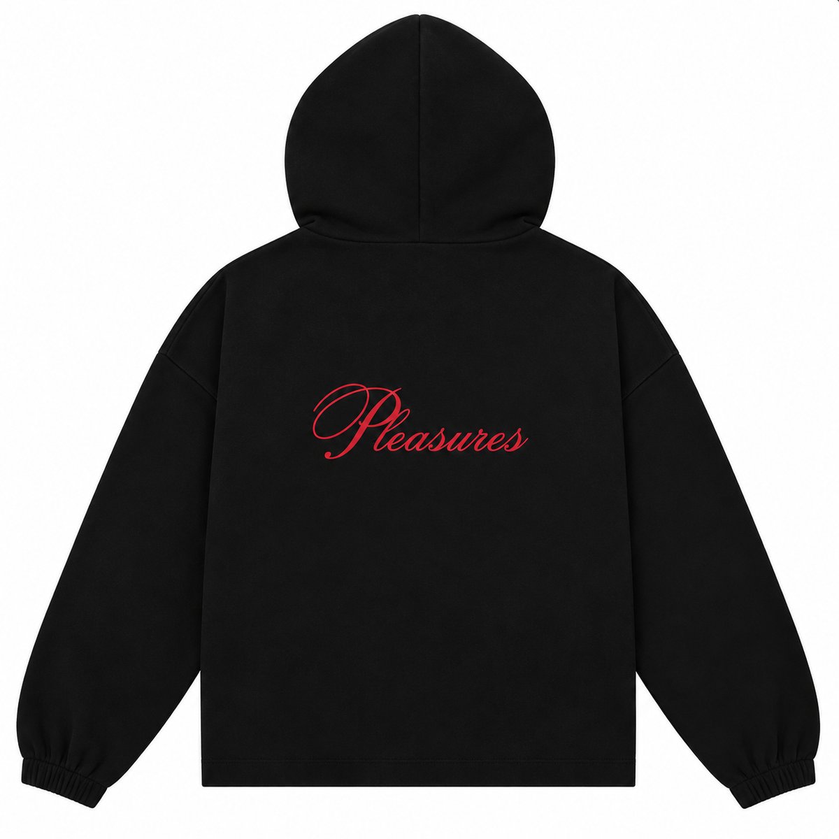 Good Time Zip Poncho Hoodie - Black