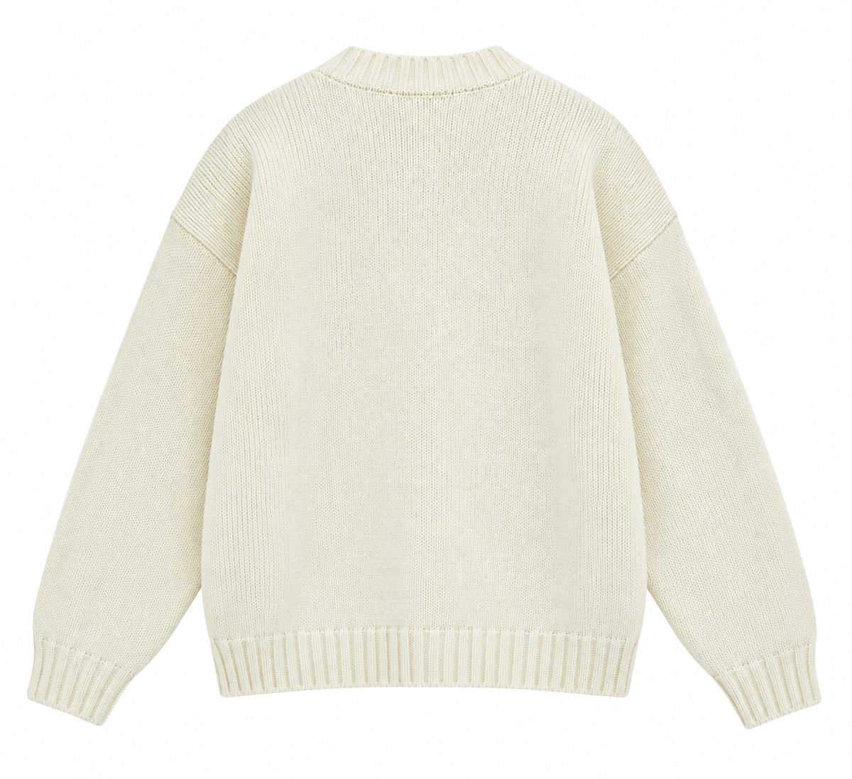Rep Knit Jumper - Oat