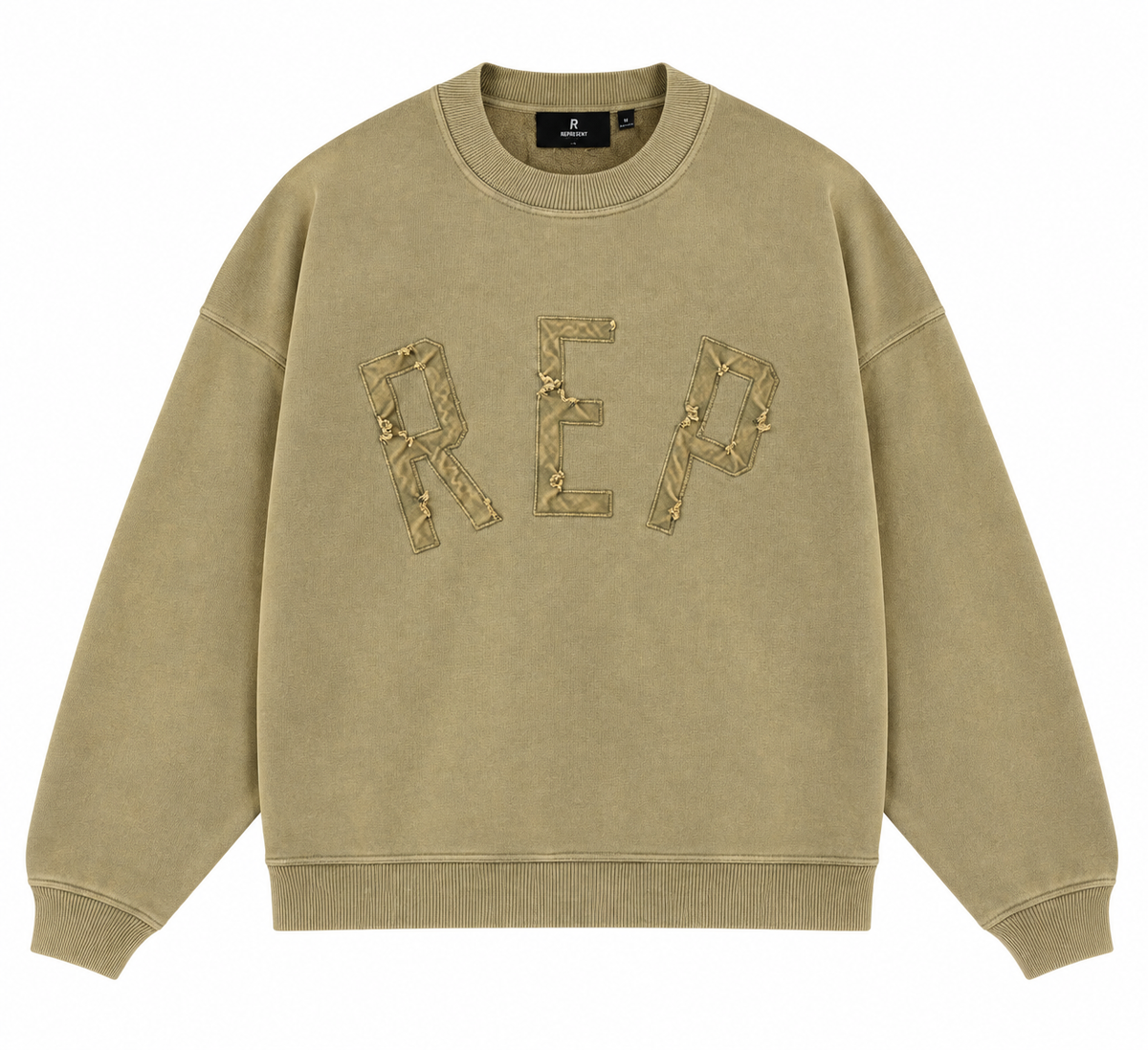 Rep Applique Sweater - Fawn